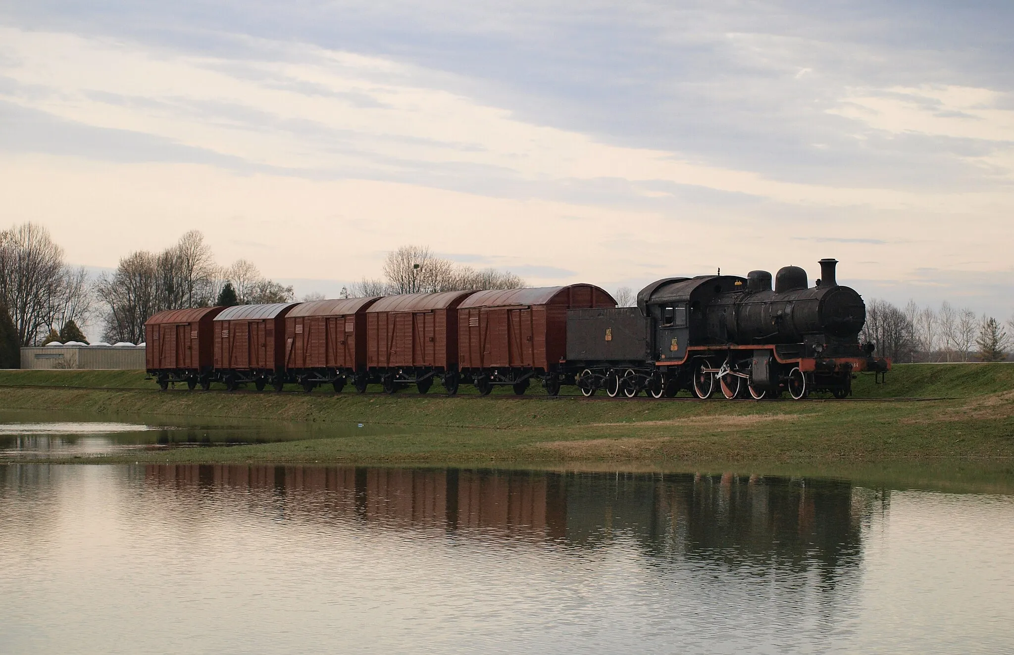 Photo showing: Death train in Jasenovac concentration camp.