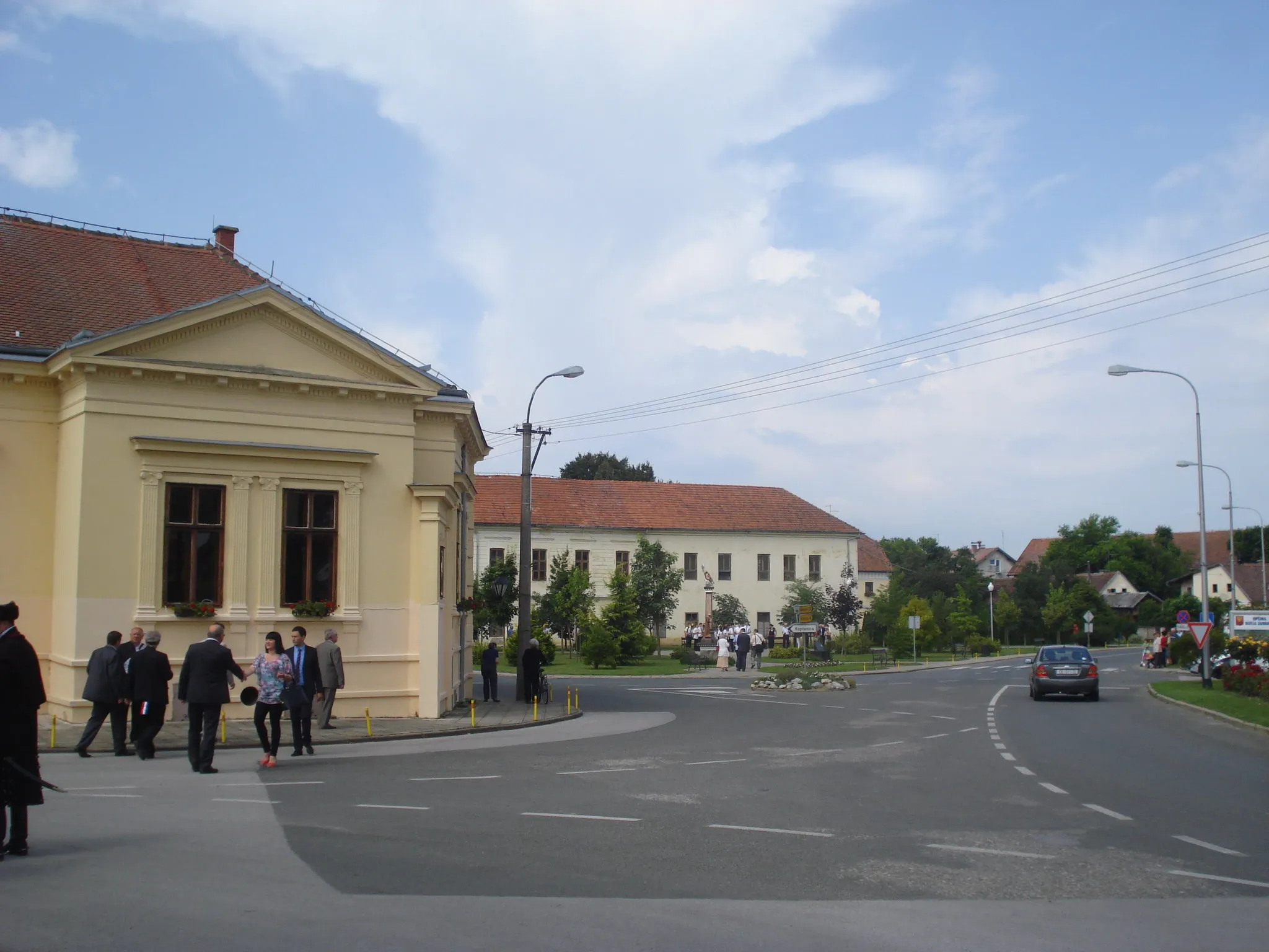 Photo showing: Donja Dubrava, Medjimurje County, Croatia - village centre