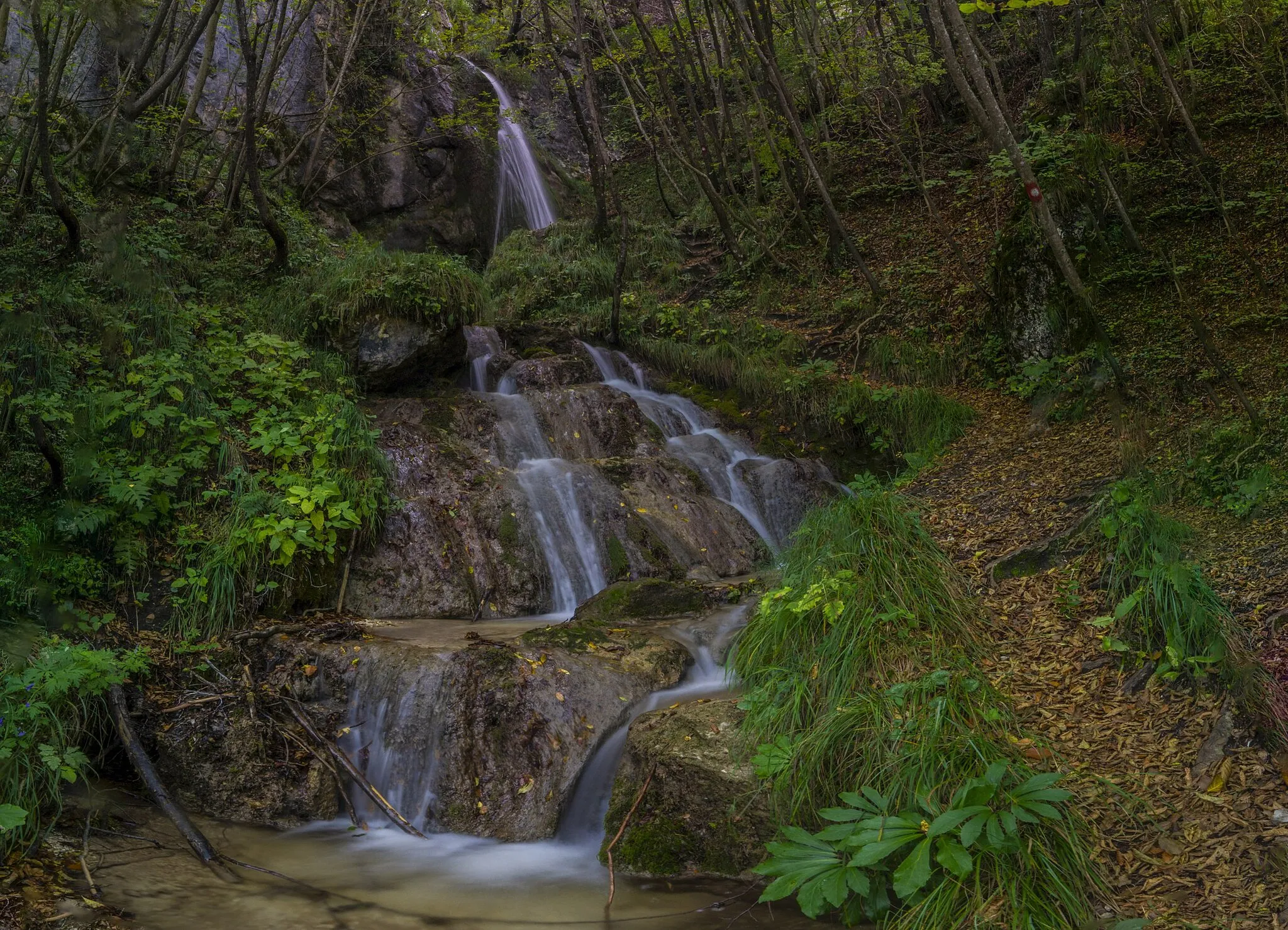Photo showing: Sopote waterfall in Žumberak mountains