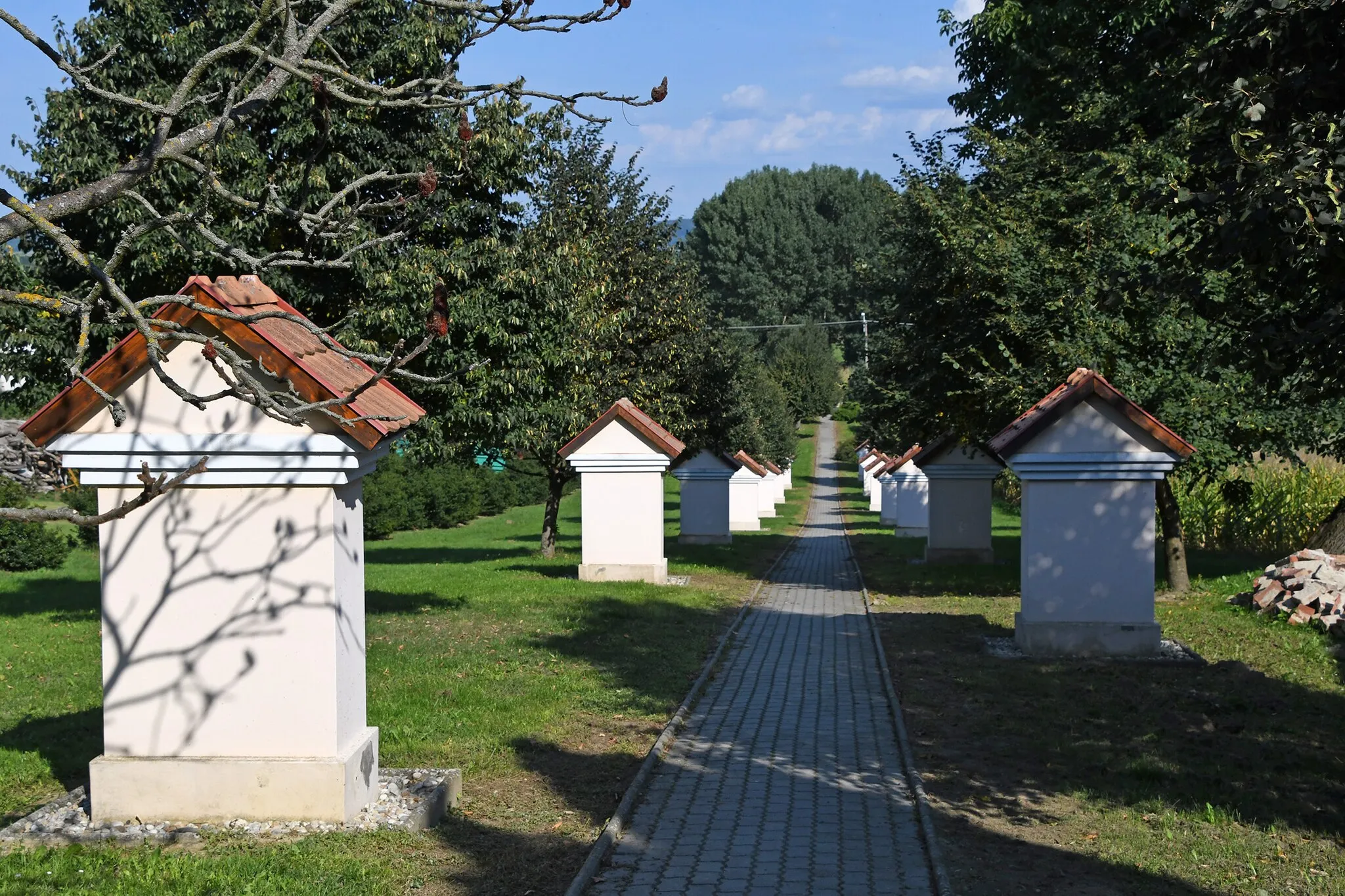 Photo showing: Calvary in Bocska, Hungary