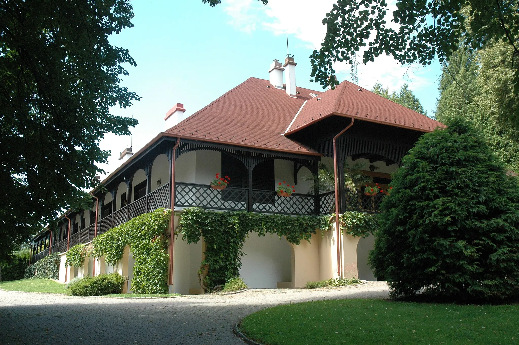 Photo showing: The Zichy hunting mansion in Budafapuszta (Zala County, Hungary)
