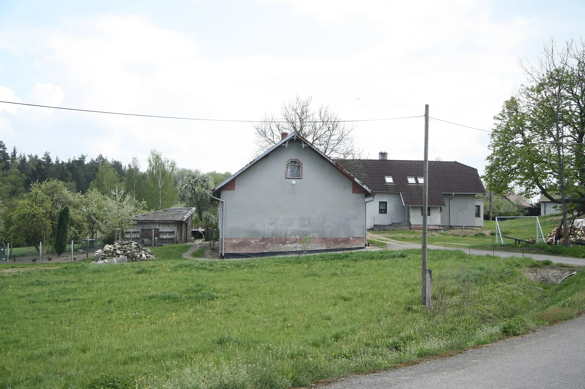 Photo showing: House in Ovčírna, Oslavička, Žďár nad Sázavou District.