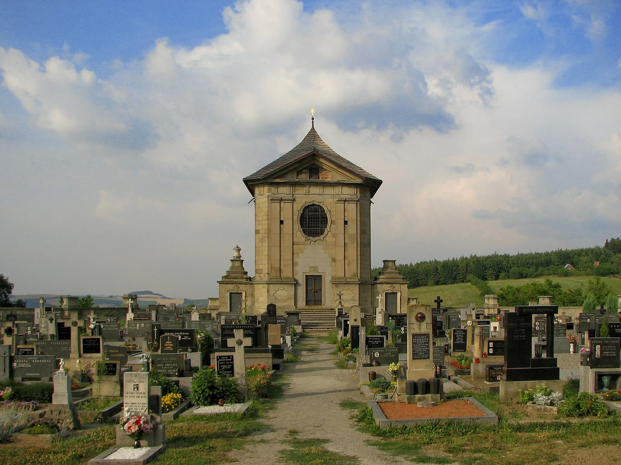 Photo showing: Baroque Cemetery in Střílky (Kroměříž district, Czech Republic)