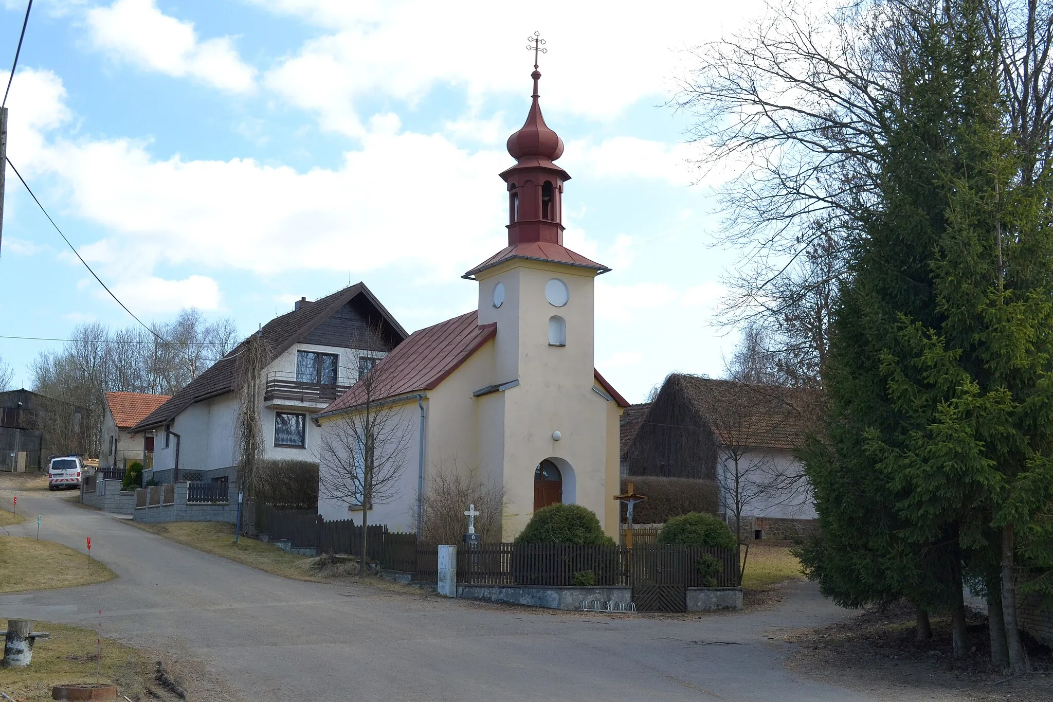 Photo showing: Chroustov (Bohdalov) - kaple
