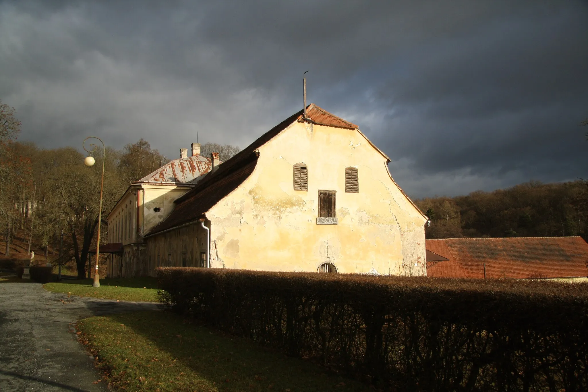 Photo showing: House 483 near castle Náměšť nad Oslavou in Náměšť nad Oslavou, Třebíč District.
