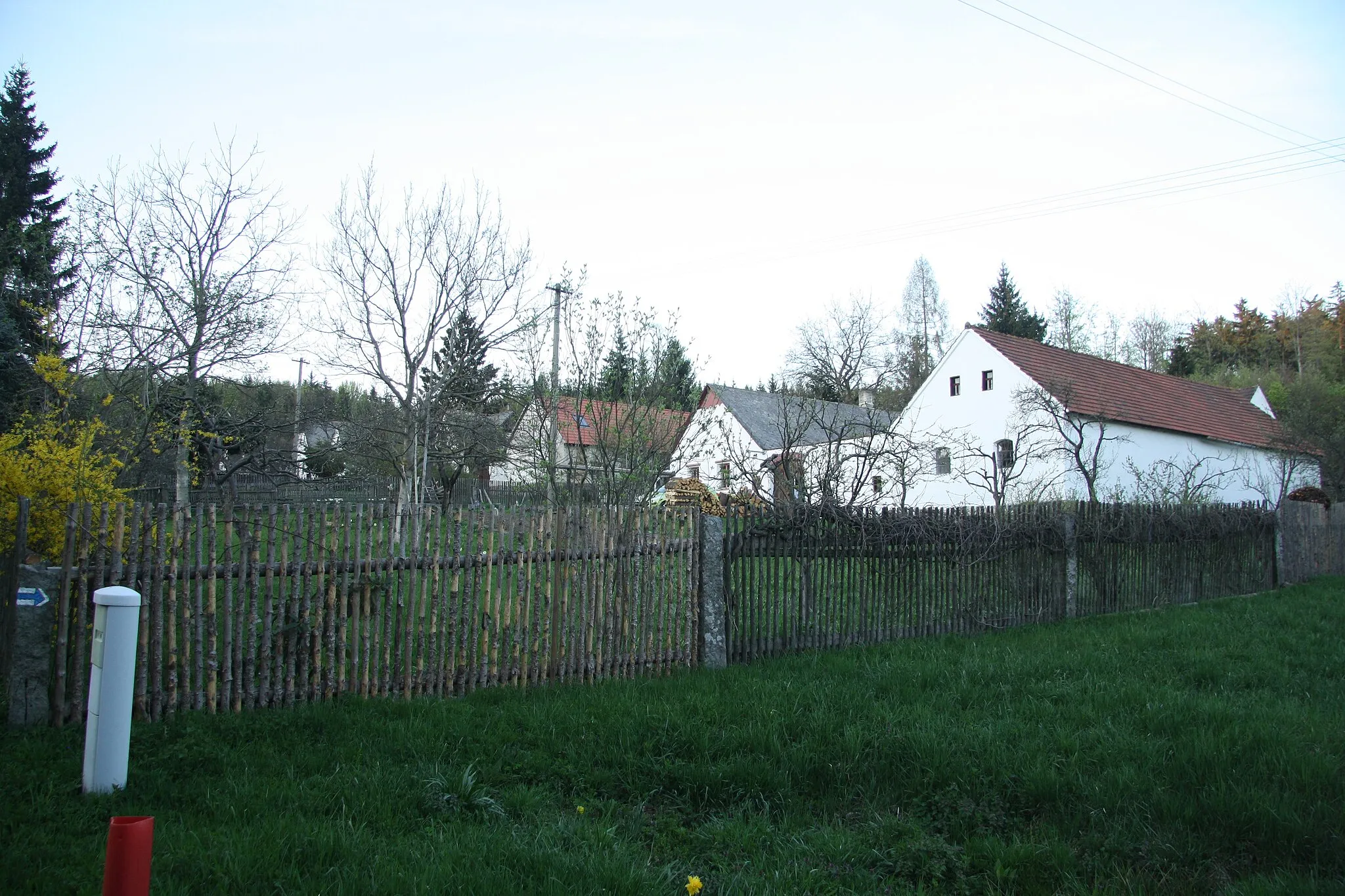 Photo showing: Houses of Poldovka, Volfířov, Jindřichův Hradec District.