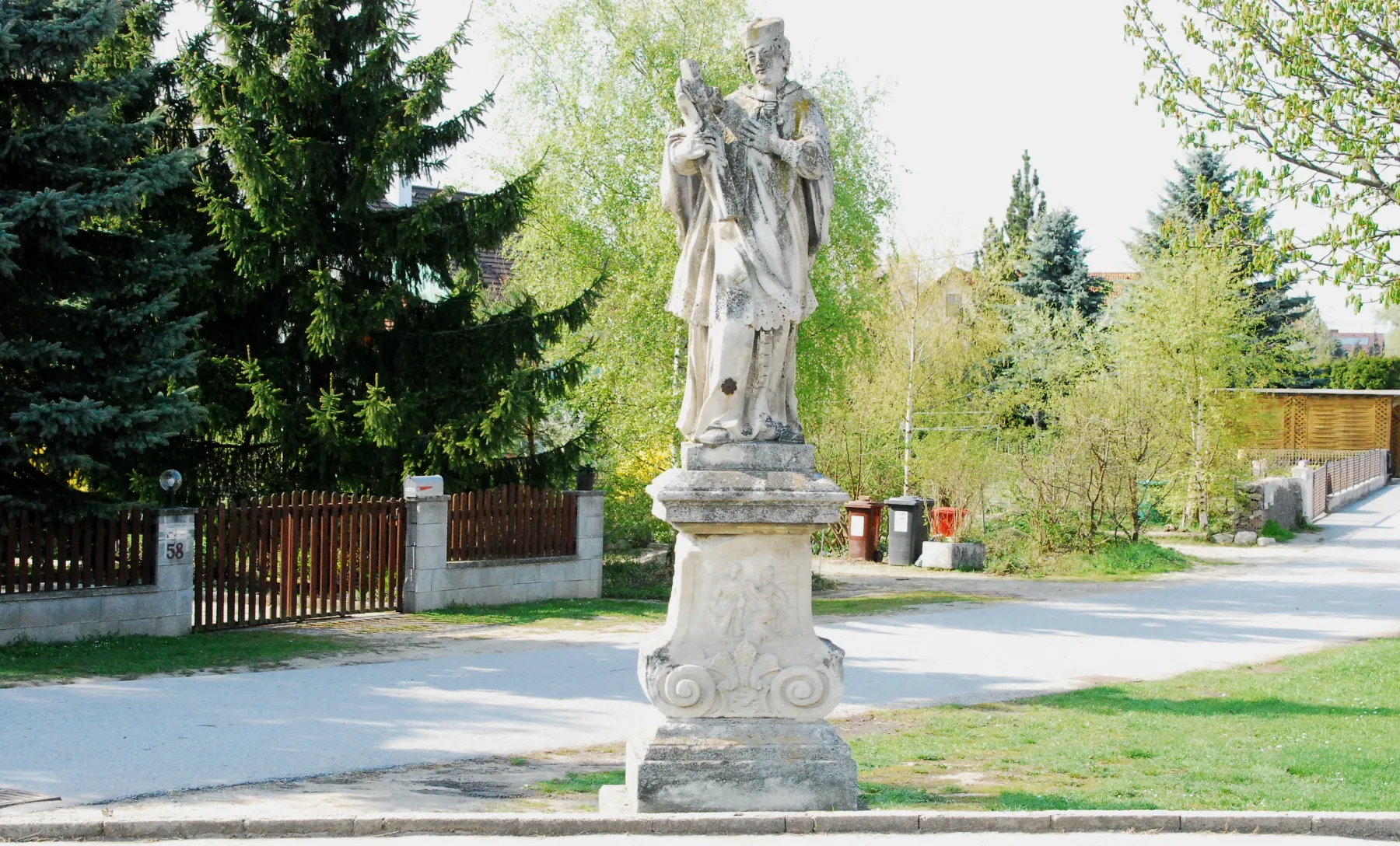 Photo showing: Johannes-Nepomuk-Statue in Roseldorf in Niederösterreich