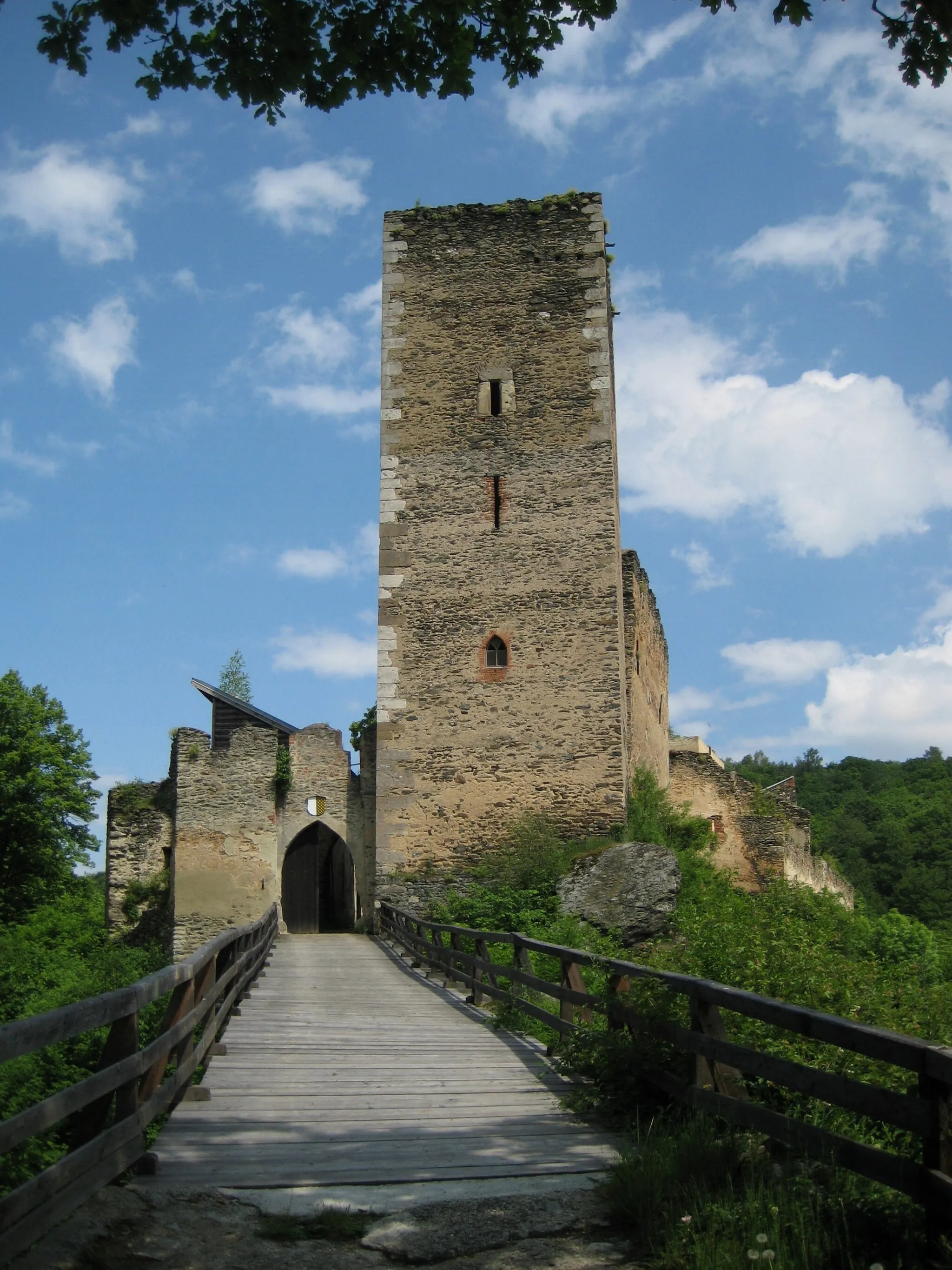 Photo showing: Castle Kaja near Merkersdorf in Lower Austria