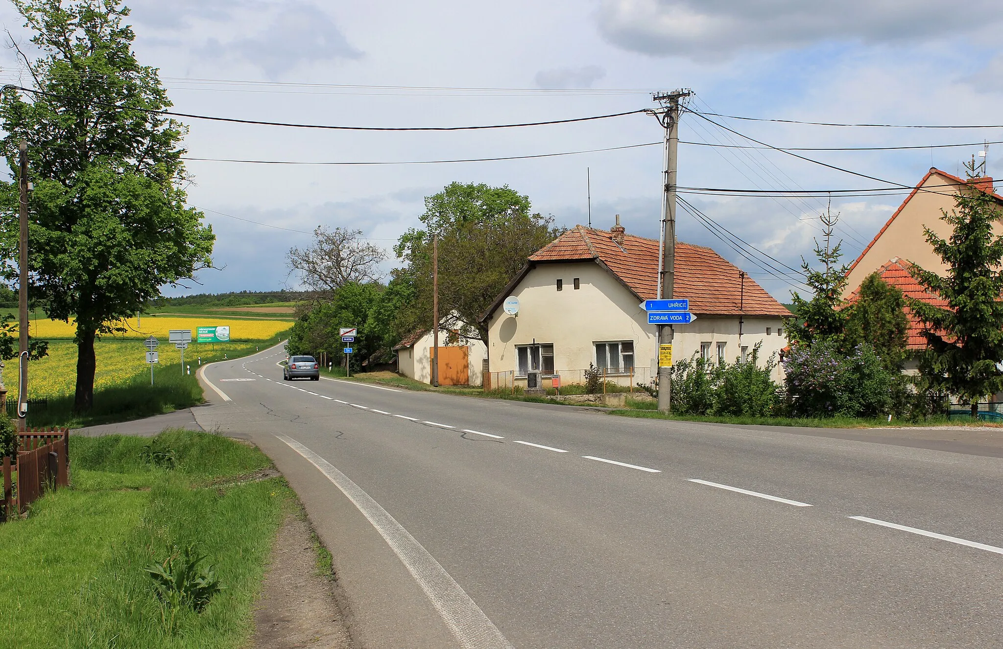 Photo showing: Road No. 54 in Silničná, part of Žarošice, Czech Republic.