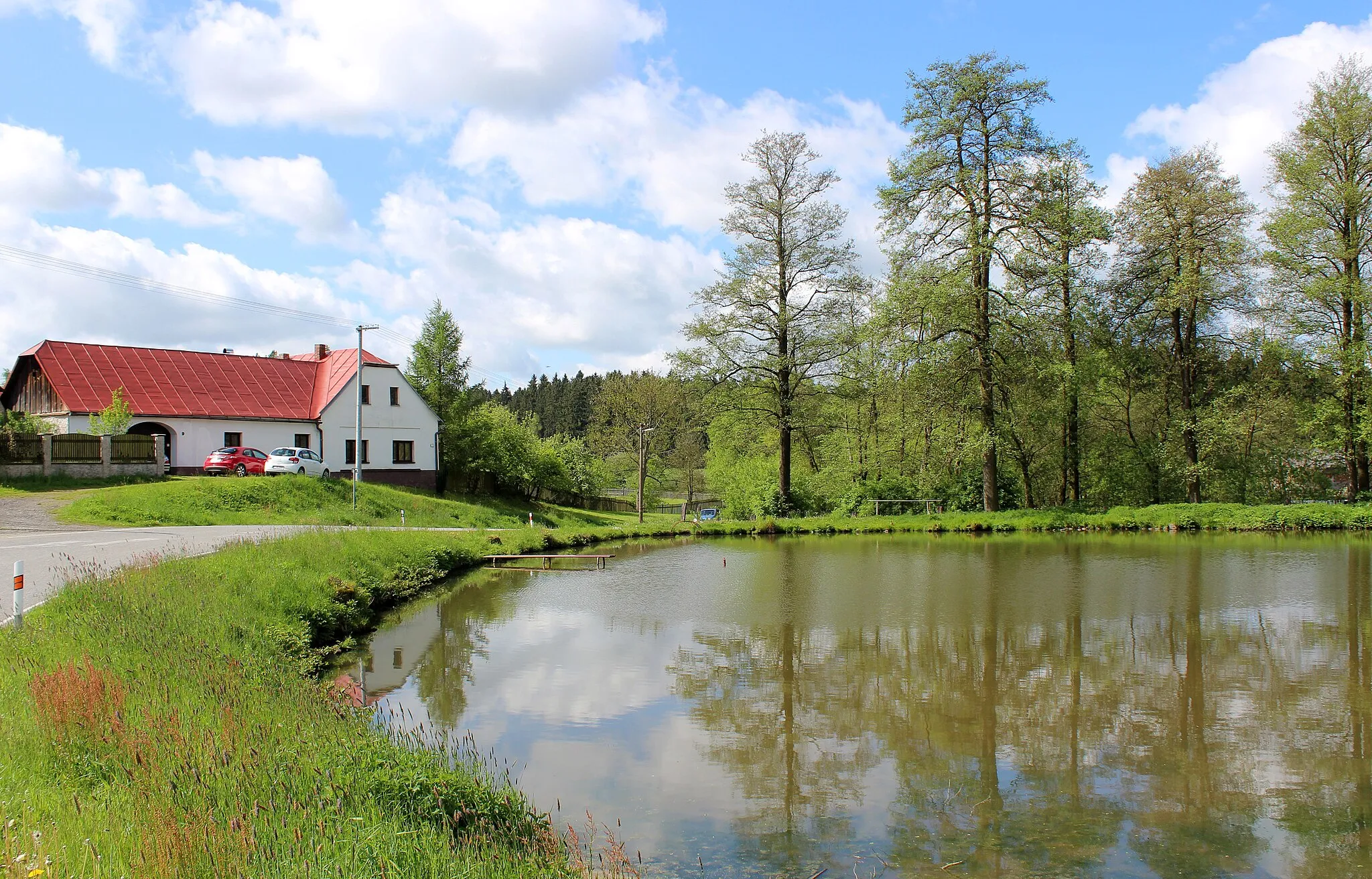 Photo showing: Šachotín, part of Šlapanov village, Czech Republic