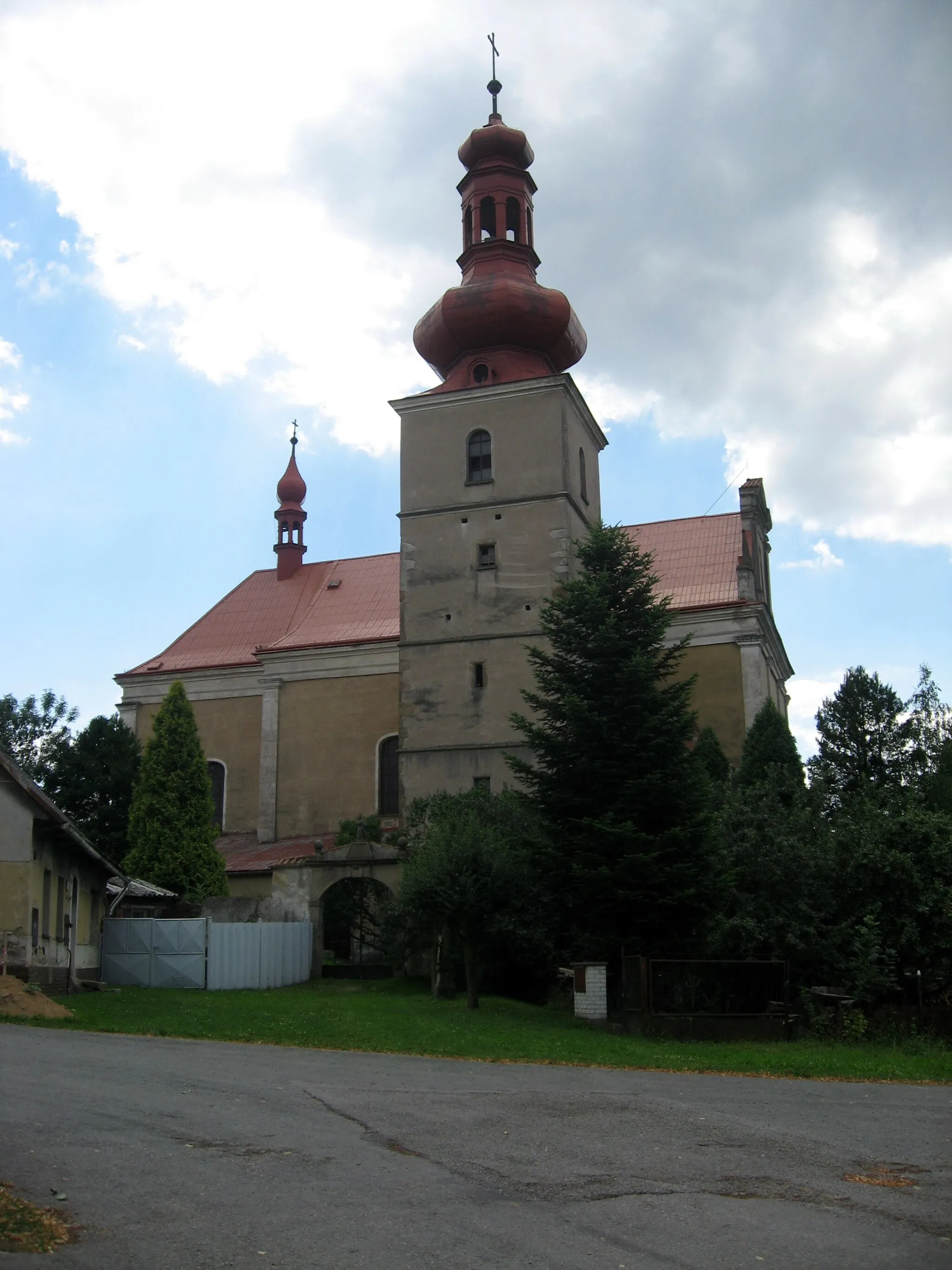Photo showing: Šlapanov, kostel