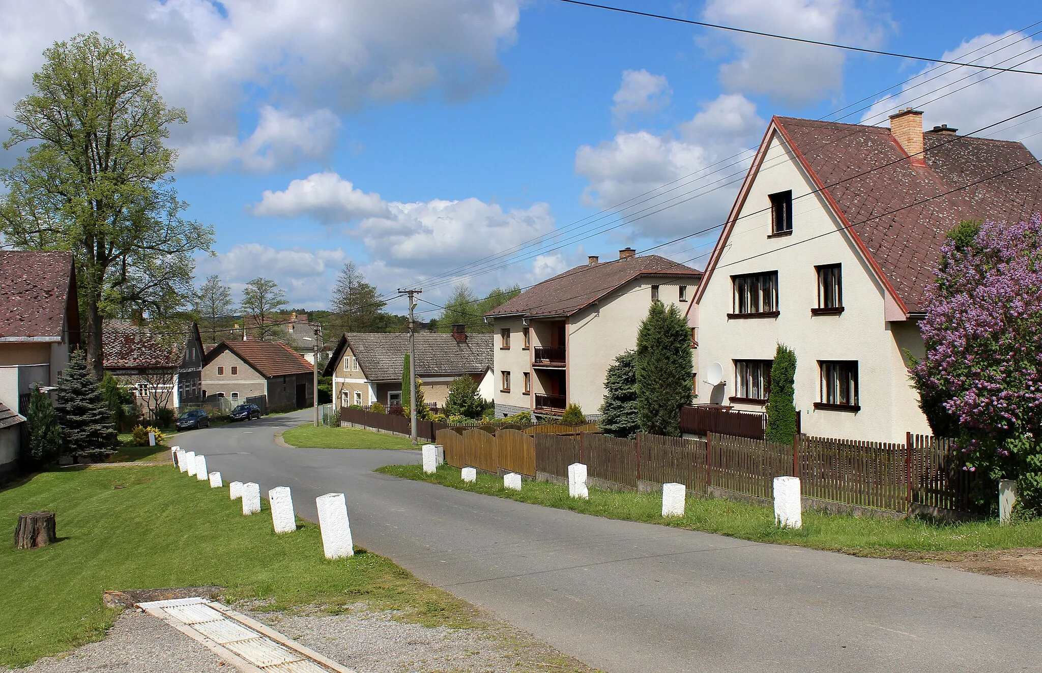 Photo showing: East part of Věžnice village, Czech Republic