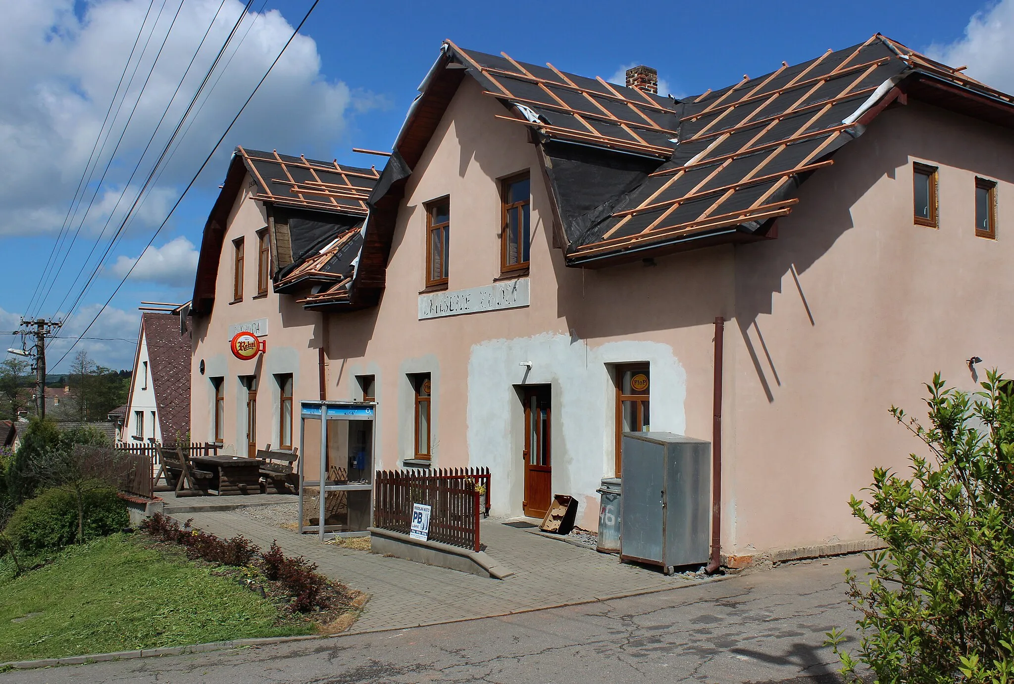 Photo showing: Restaurant in Věžnice village, Czech Republic