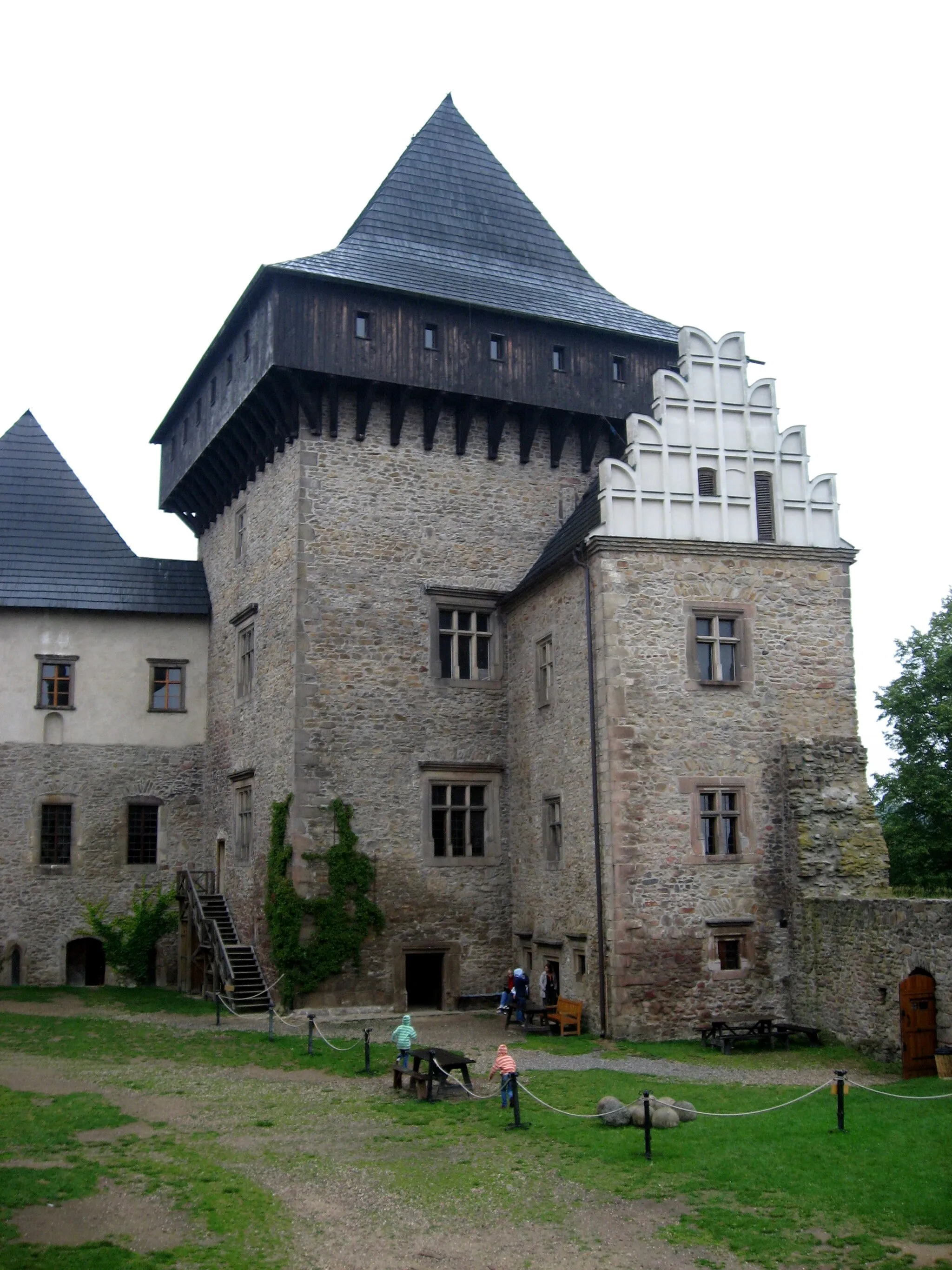 Photo showing: Zřícenina hradu Lipnice nad Sázavou
