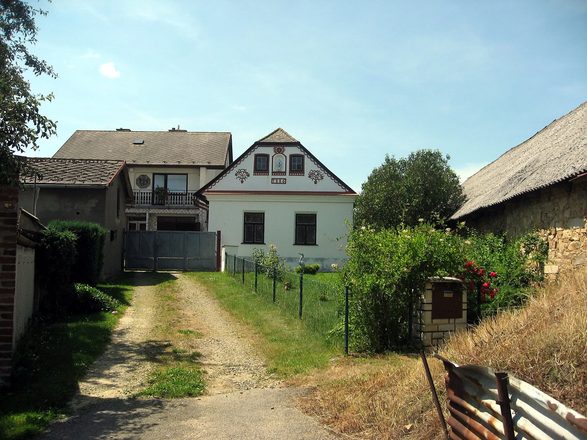 Photo showing: Hurtova Lhota - venkovský dům čp. 39 - kulturní památka