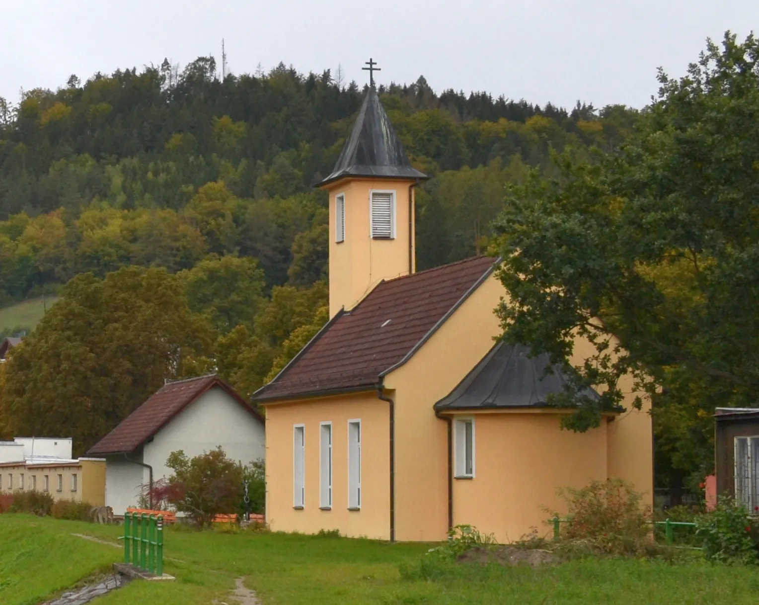 Photo showing: Vír (okres Žďár nad Sázavou) - kaple svatých Sedmipočetníků a svaté Zdislavy