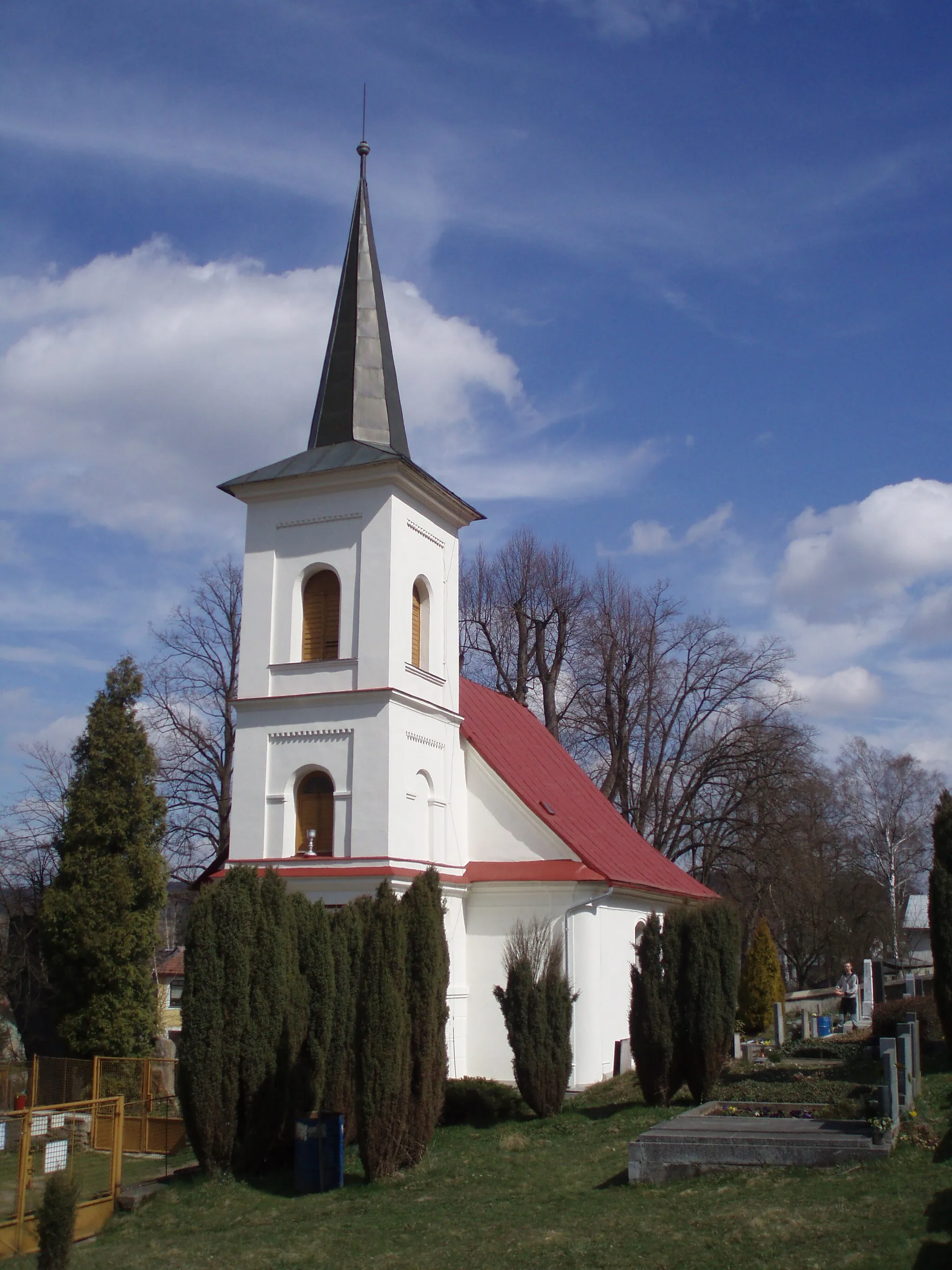 Photo showing: Protestant church in Sázava near Žďár nad Sázavou, Vysočina region, Czech republic