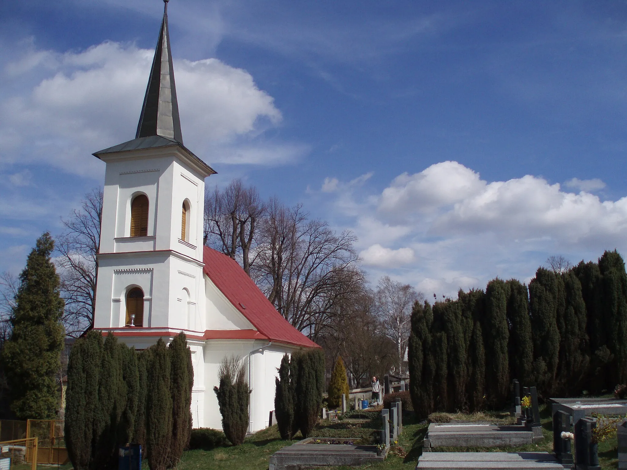 Photo showing: Church in Sázava near Žďár nad Sázavou, Vysočina region, Czech republic