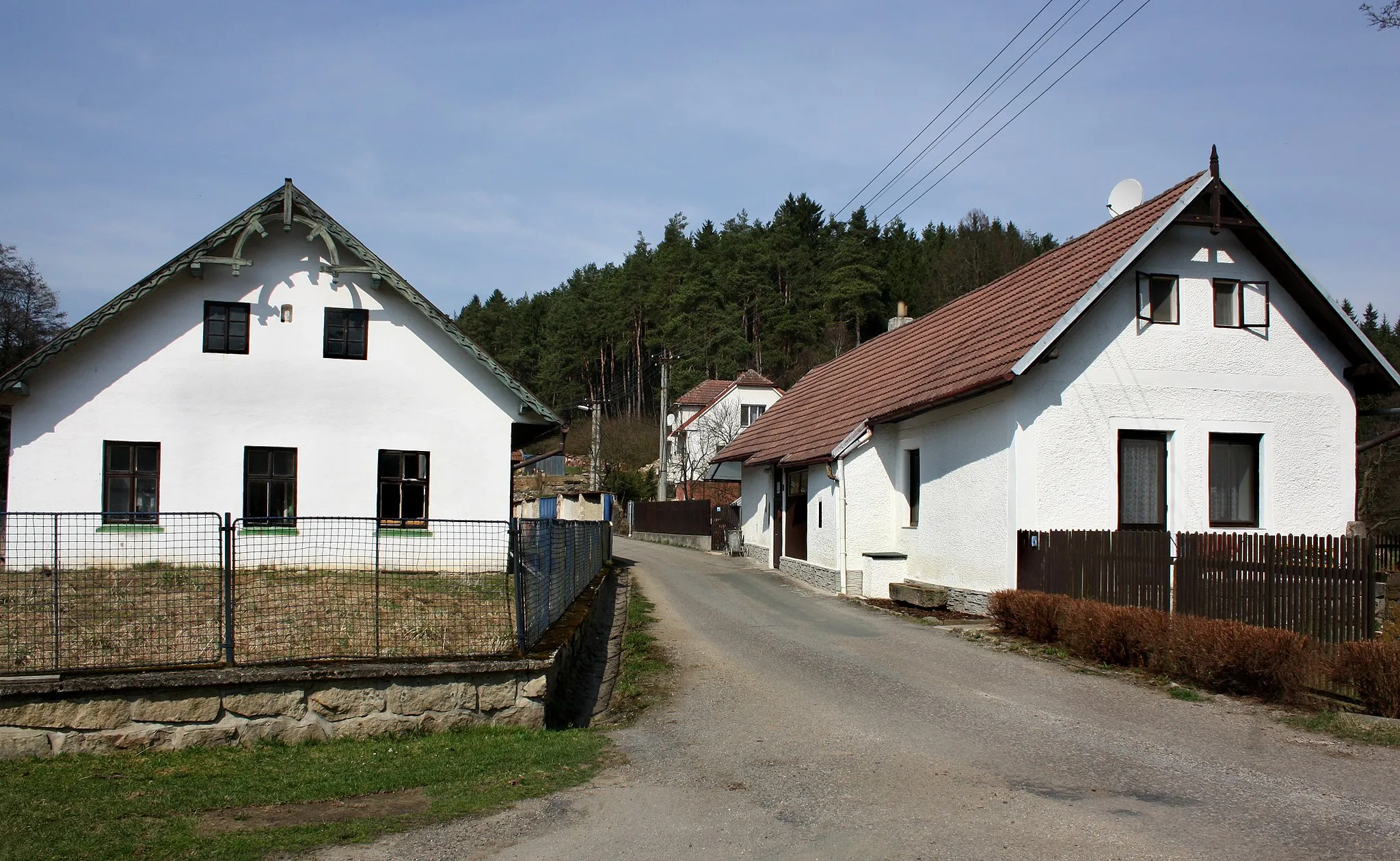 Photo showing: West part of Frankův Zhořec, part of Stránecká Zhoř