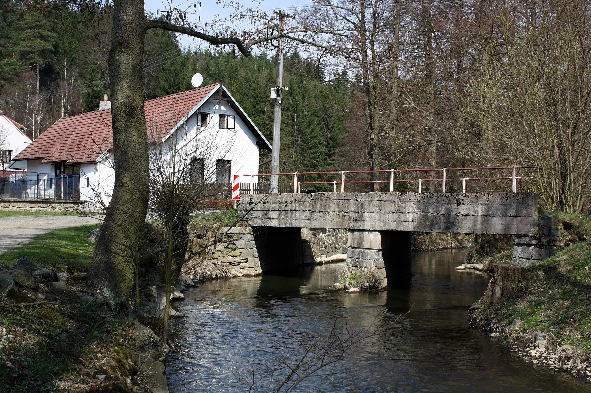 Photo showing: Balinka river in Frankův Zhořec, part of Stránecká Zhoř