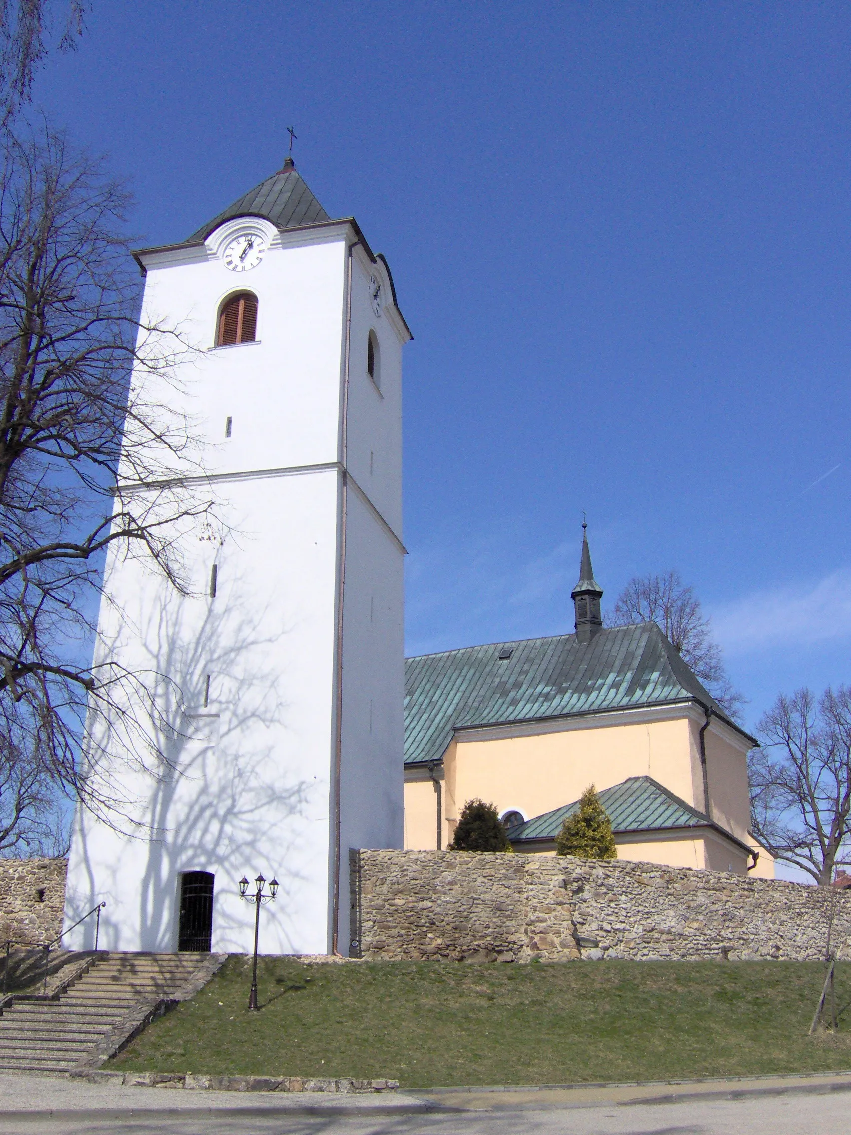 Photo showing: Saint James church, Osová Bítýška village, Žďár nad Sázavou District, Czech Republic