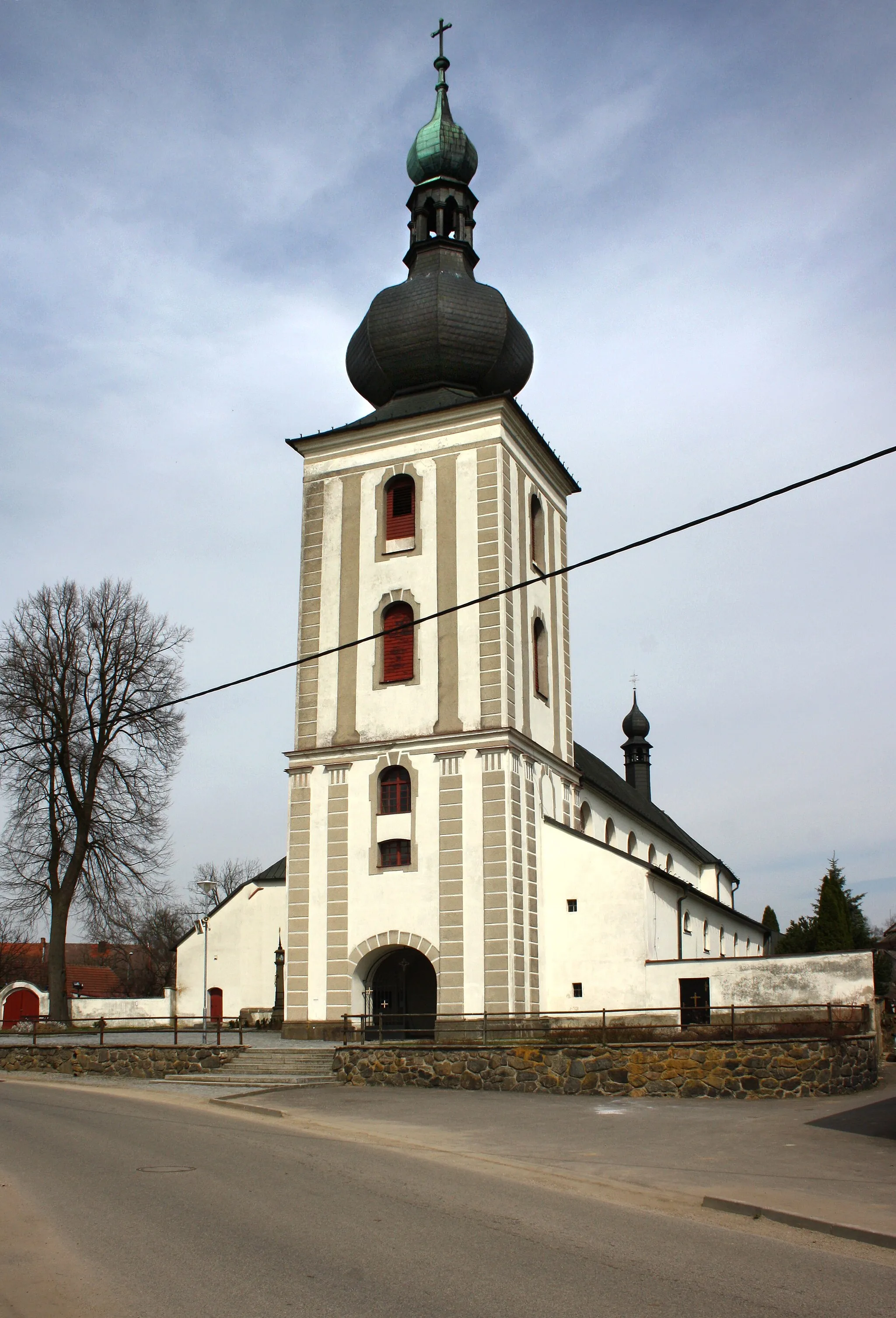 Photo showing: St. John the Baptist Church in Měřín