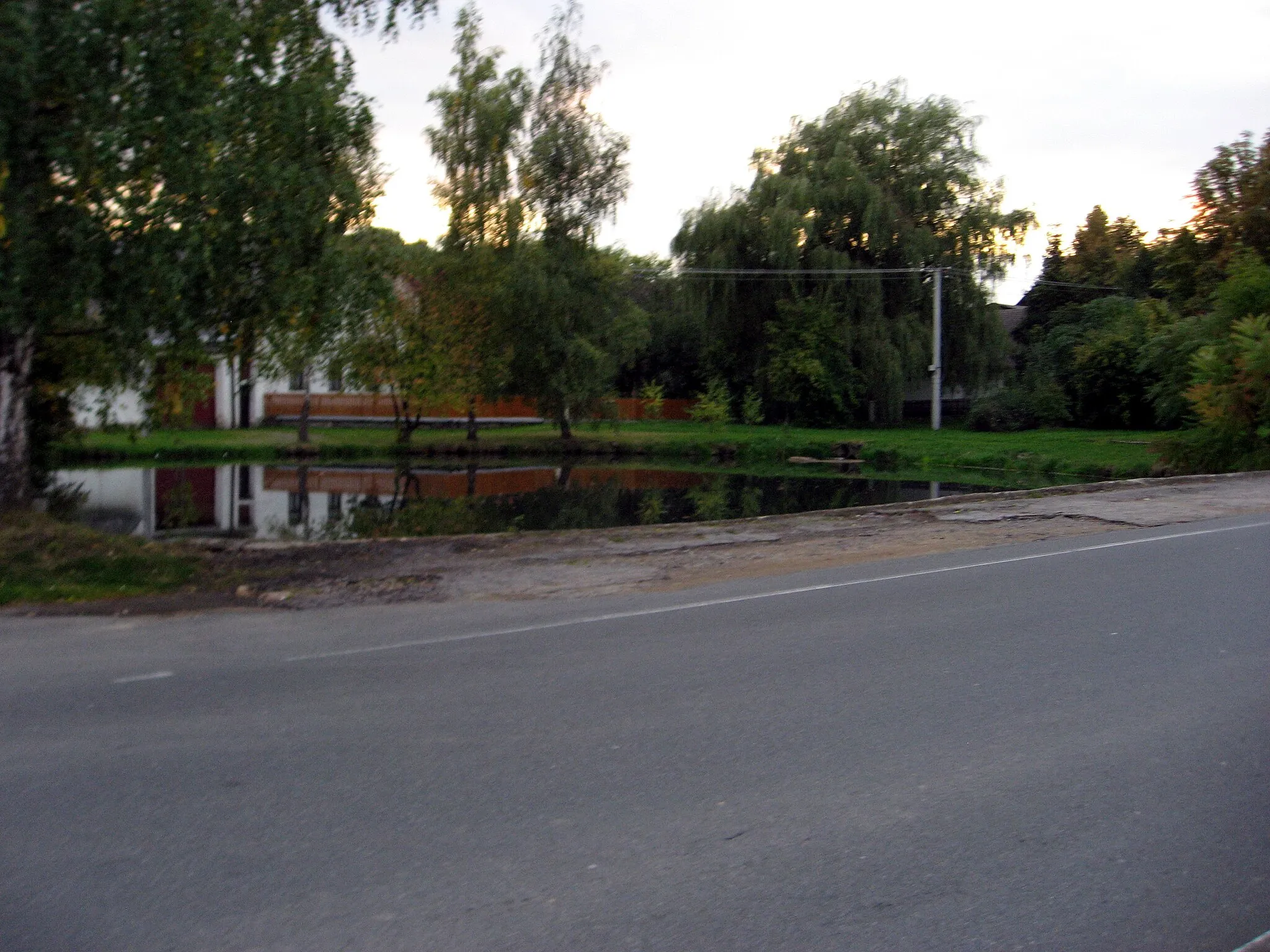 Photo showing: Křídla, rybník