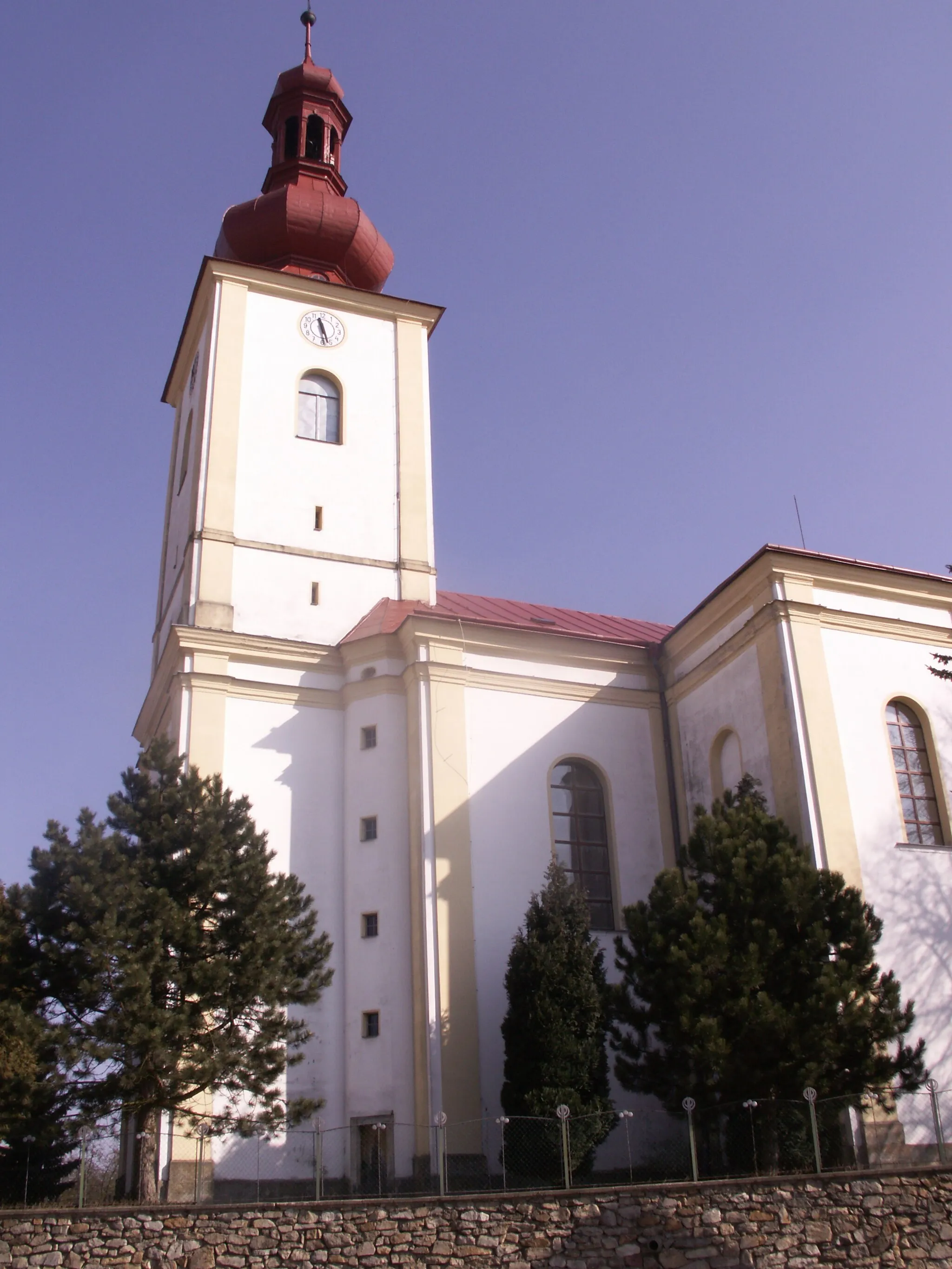 Photo showing: farní kostel sv. Vavřince v Bohdalově, okr. Žďár nad Sázavou, kraj Vysočina