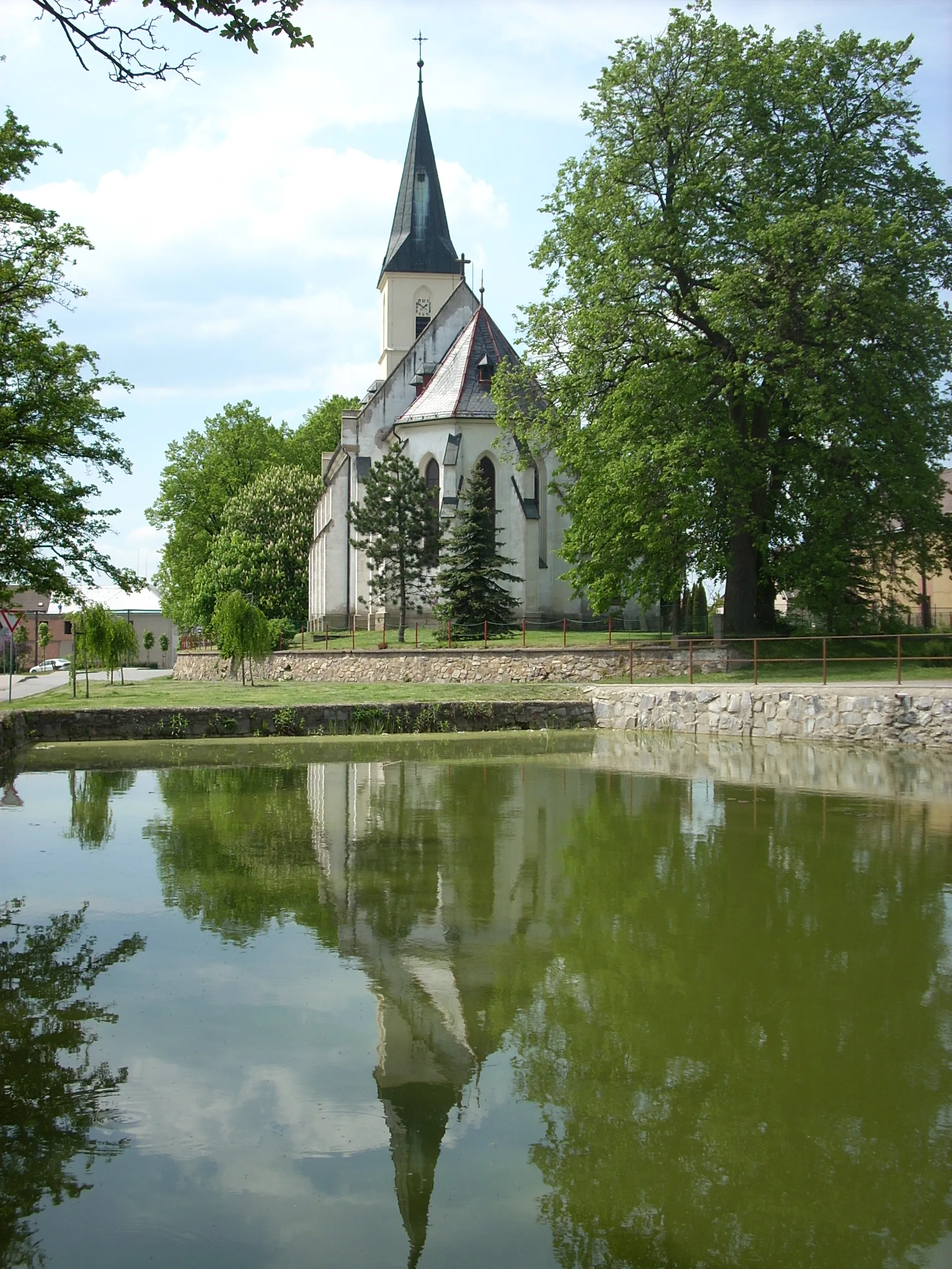 Photo showing: Church in Ždírec (Jihlava District)