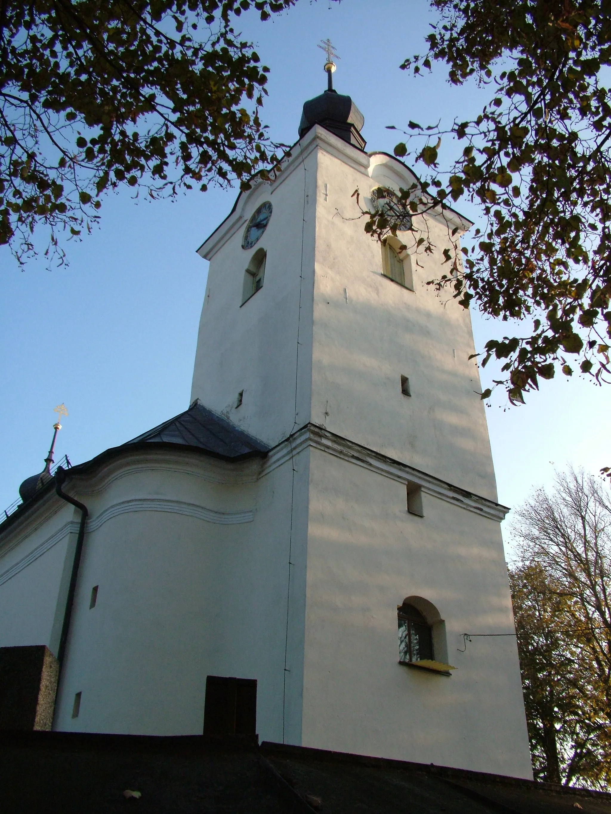 Photo showing: Church in Zhoř in Jihlava District, Czech Republic