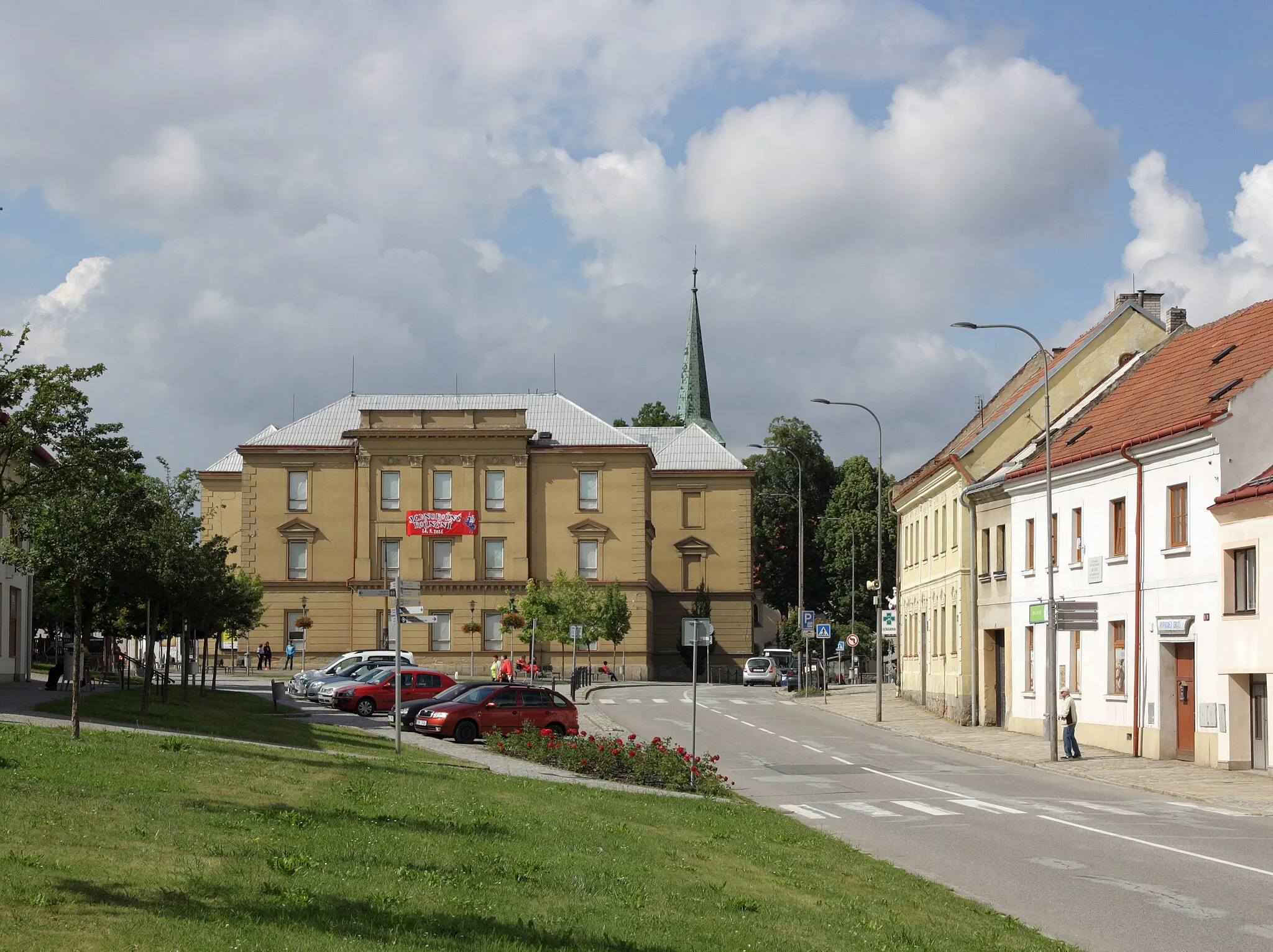 Photo showing: Třešť - náměstí TGM