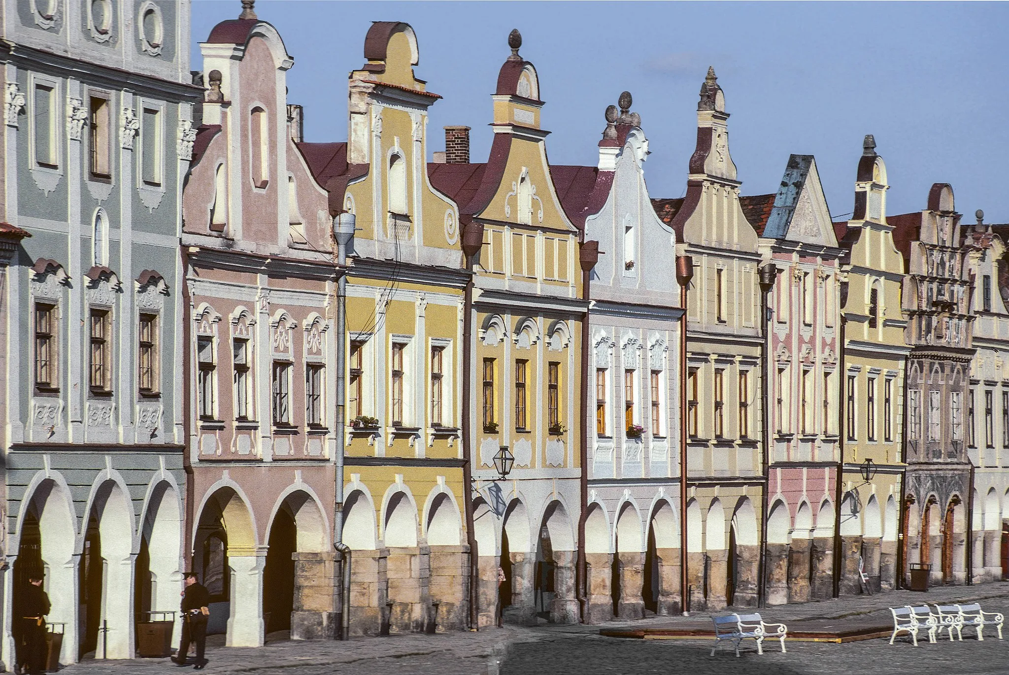 Photo showing: Houses in Namesti Zachariase z Hradce.