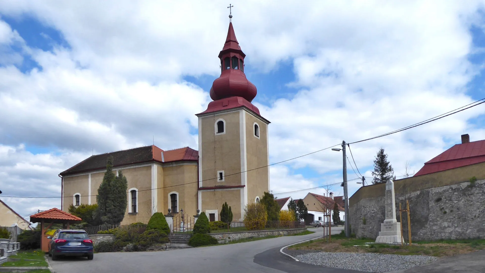Photo showing: Kostel sv. Bartoloměje v Radkově