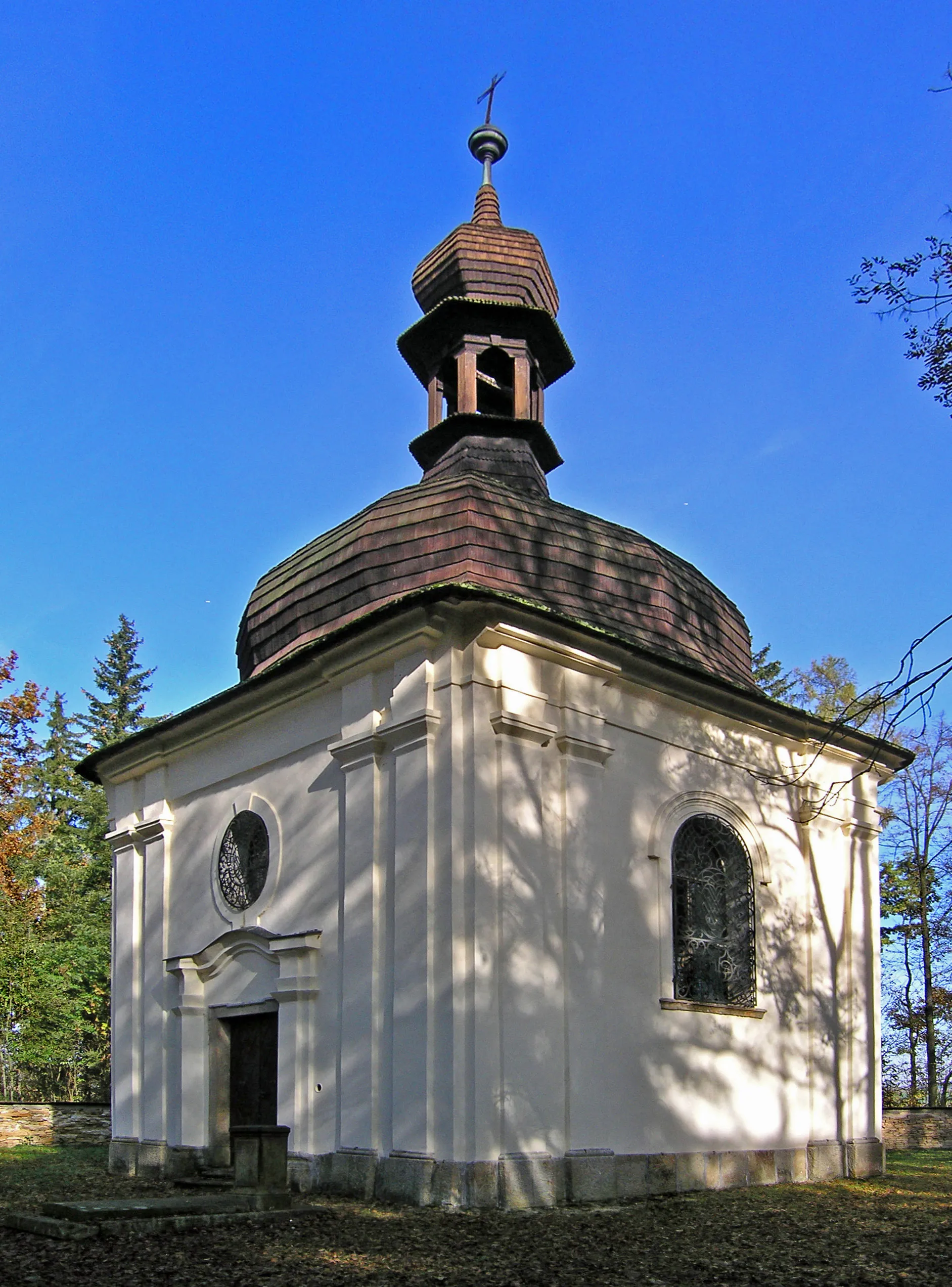 Photo showing: Chapel by Plandry village, Czech Republic