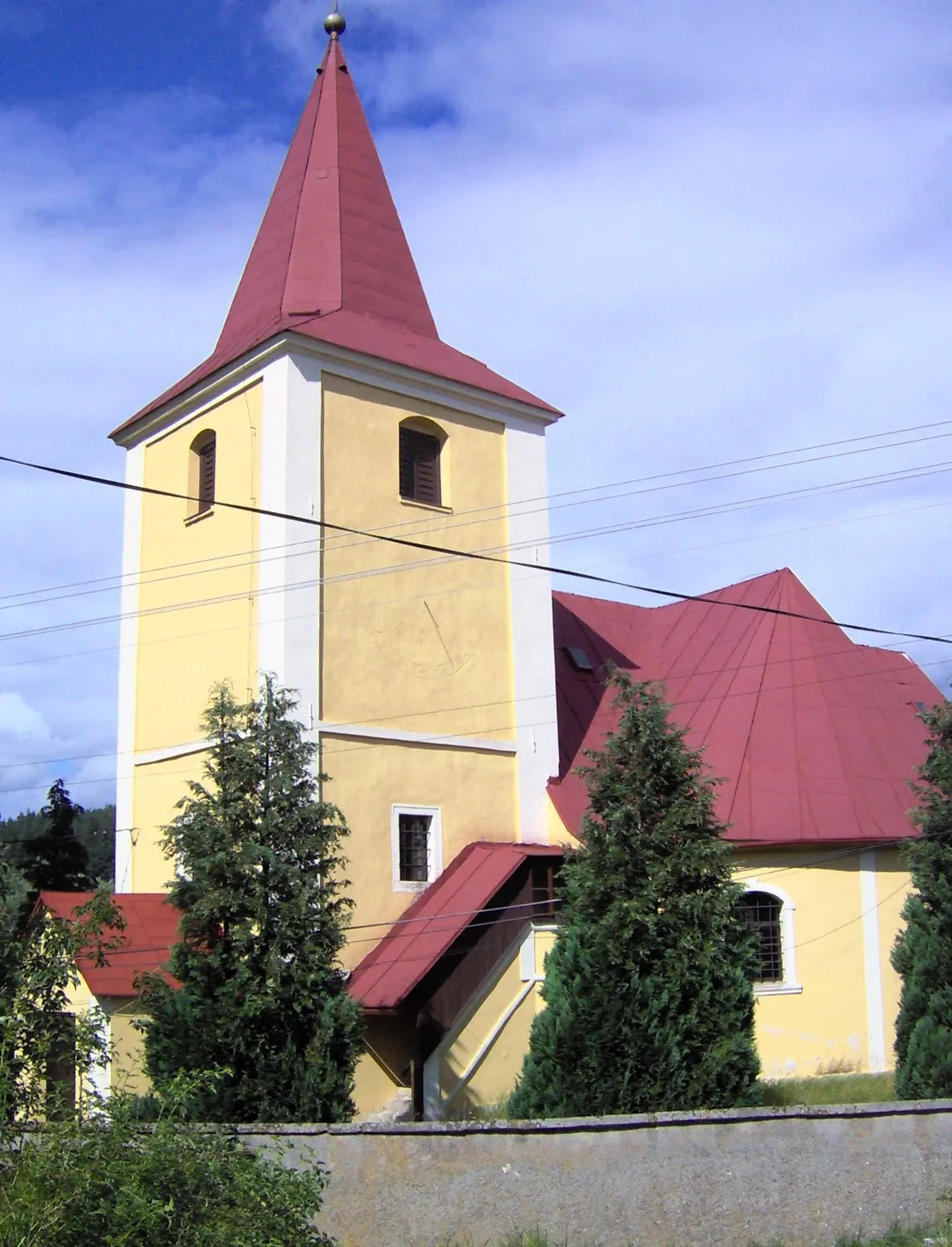 Photo showing: Church of Saint Wenceslaus, Kostelní Myslová, Jihlava District, Czech Republic