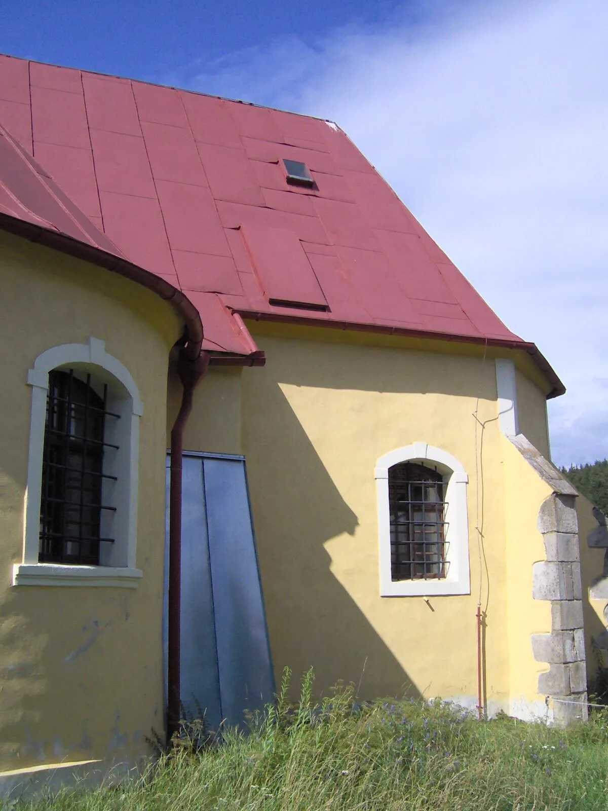 Photo showing: Church of Saint Wenceslaus, Kostelní Myslová, Jihlava District, Czech Republic
