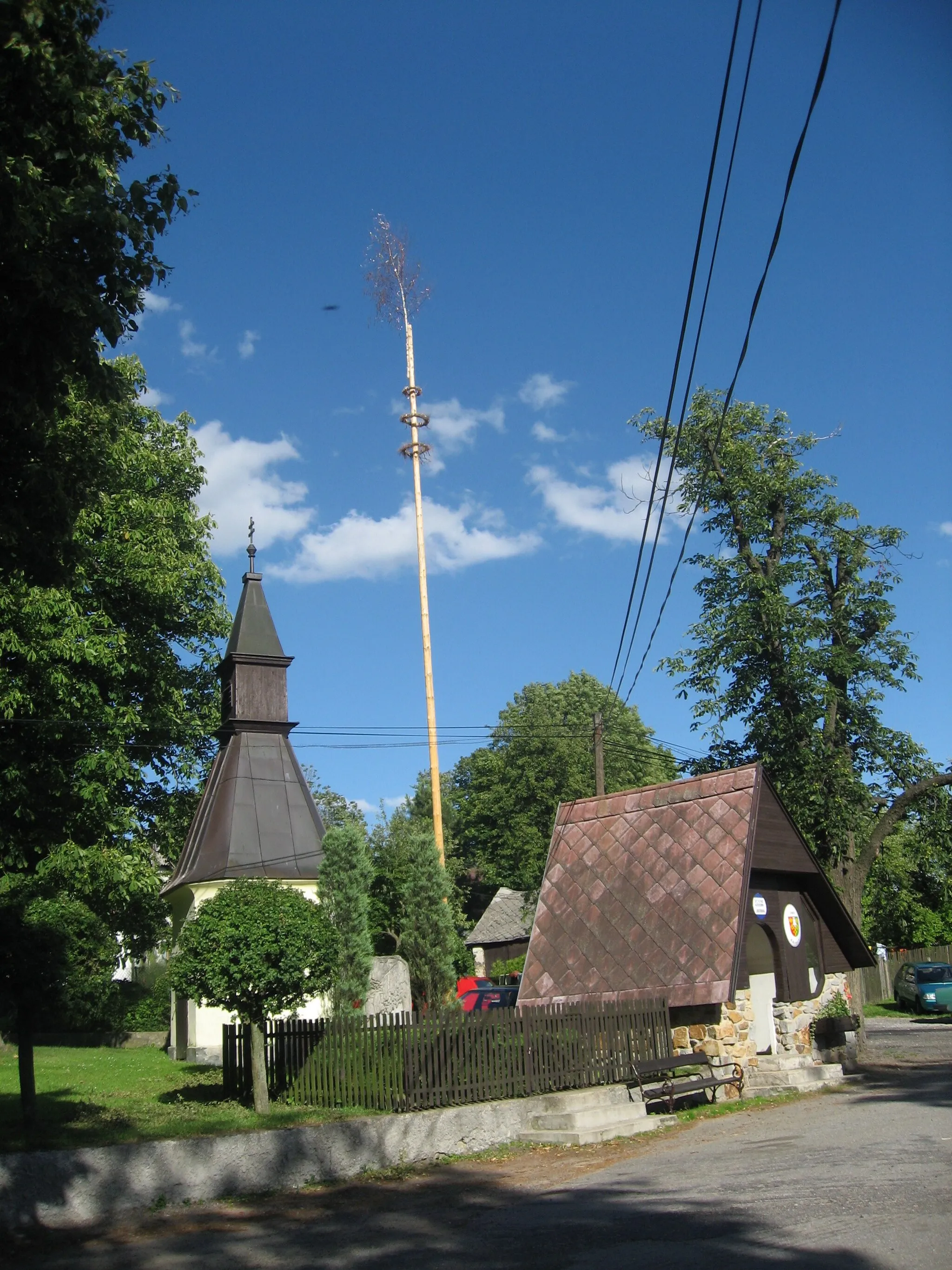 Photo showing: Kalhov, centrum obce
