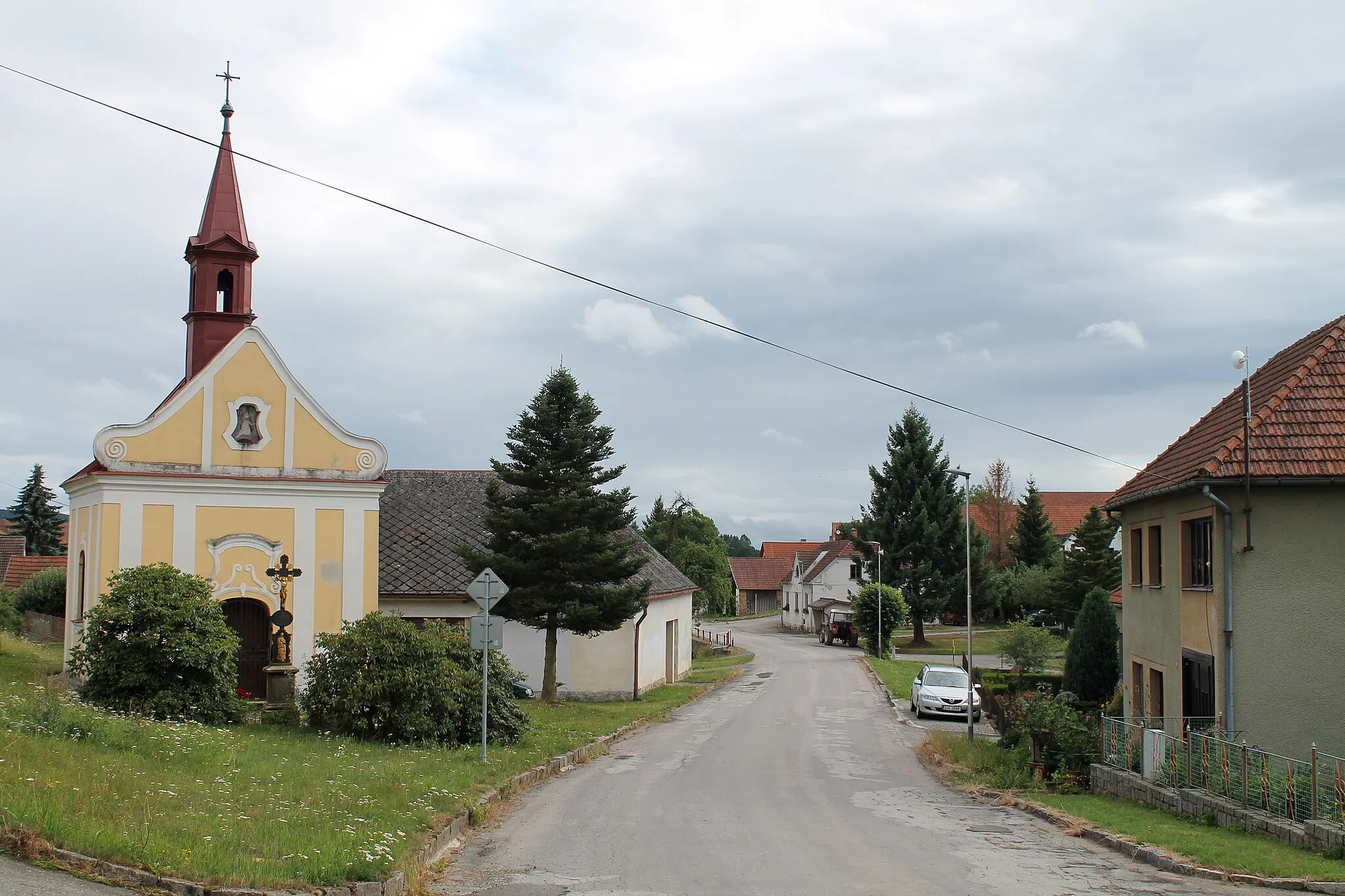 Photo showing: Chapel of Saints Cyril and Methodius, Dolní Vilímeč, Jihlava District, Czech Republic