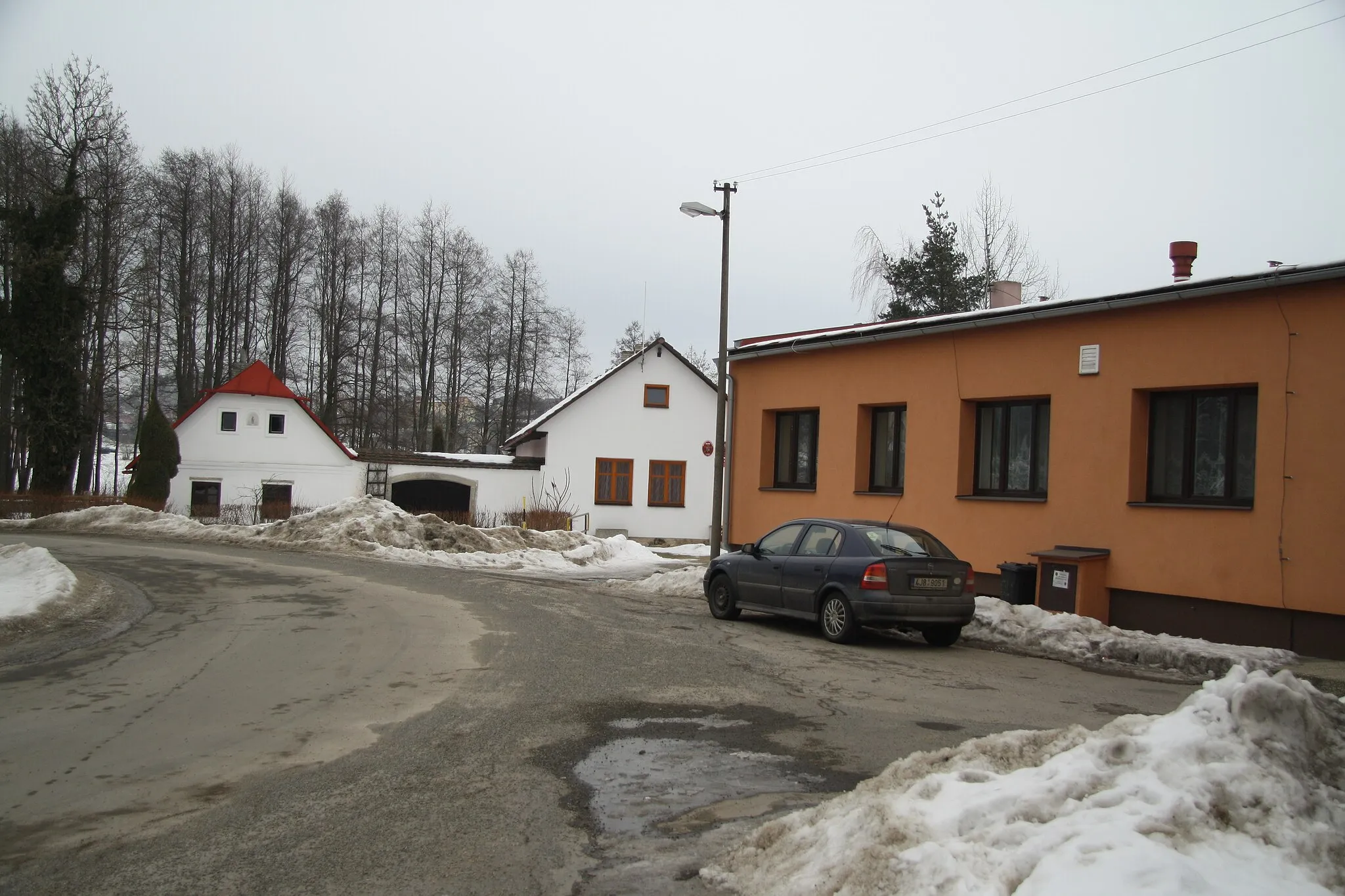 Photo showing: Center of Boršov 2, Jihlava District.