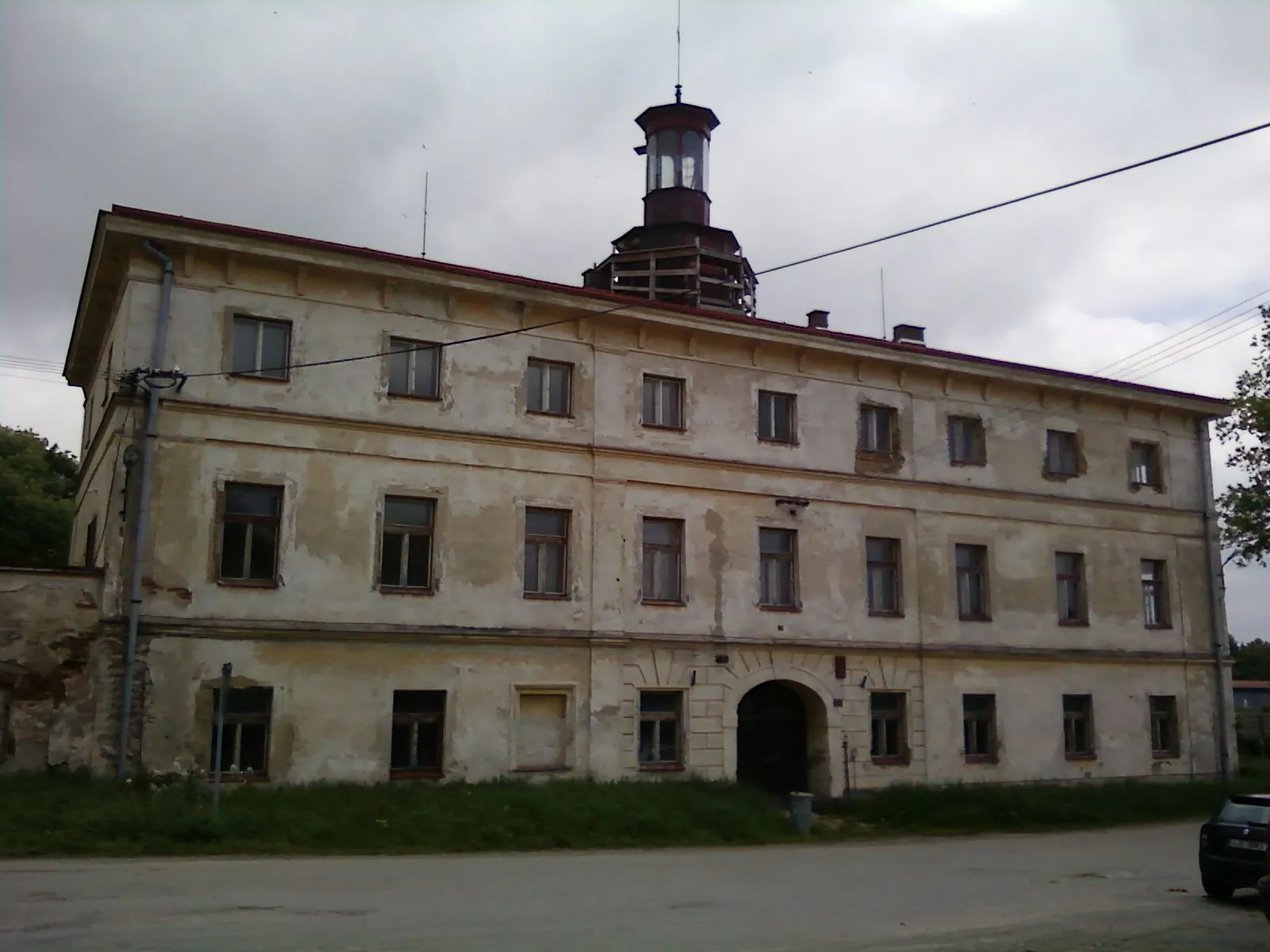 Photo showing: Stav zámku Čížkov v roce 2013