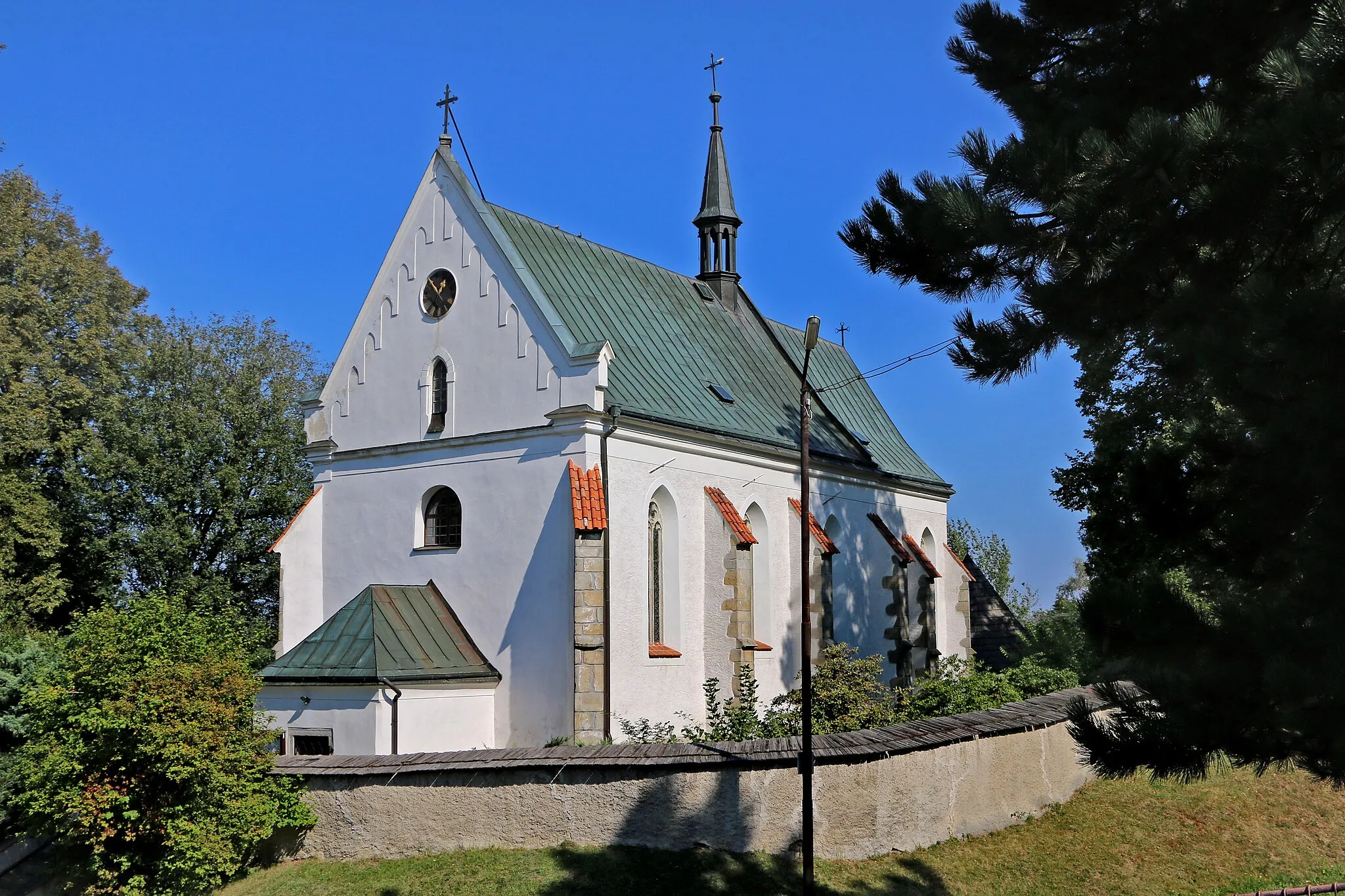 Photo showing: Church in Vyskytná, Czech Republic.