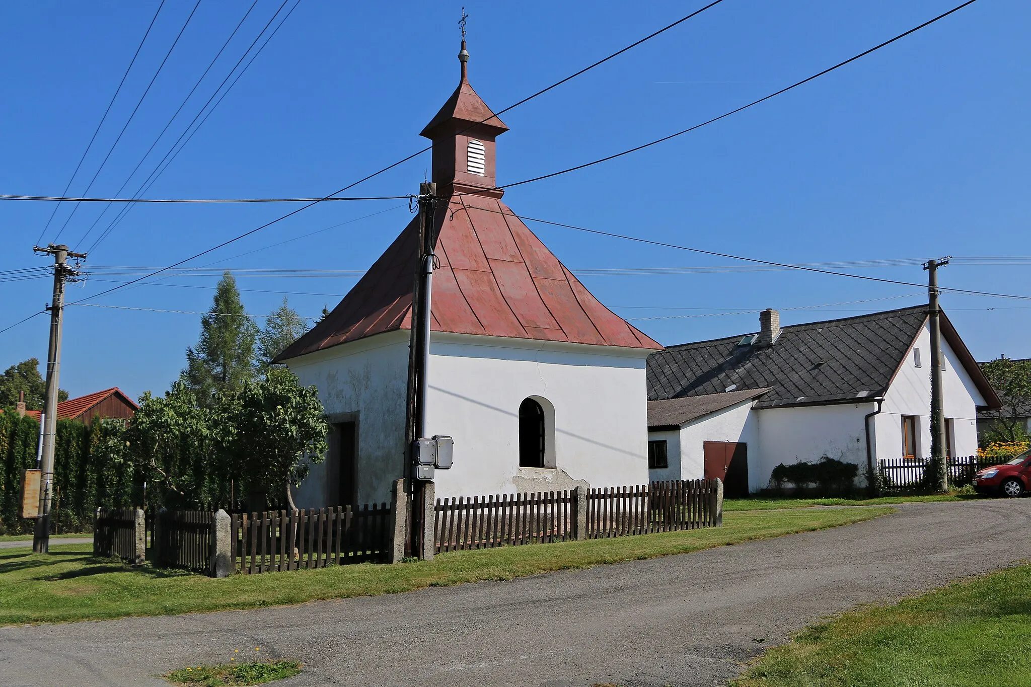 Photo showing: Chapel in Sázava, part of Nový Rychnov, Czech Republic.