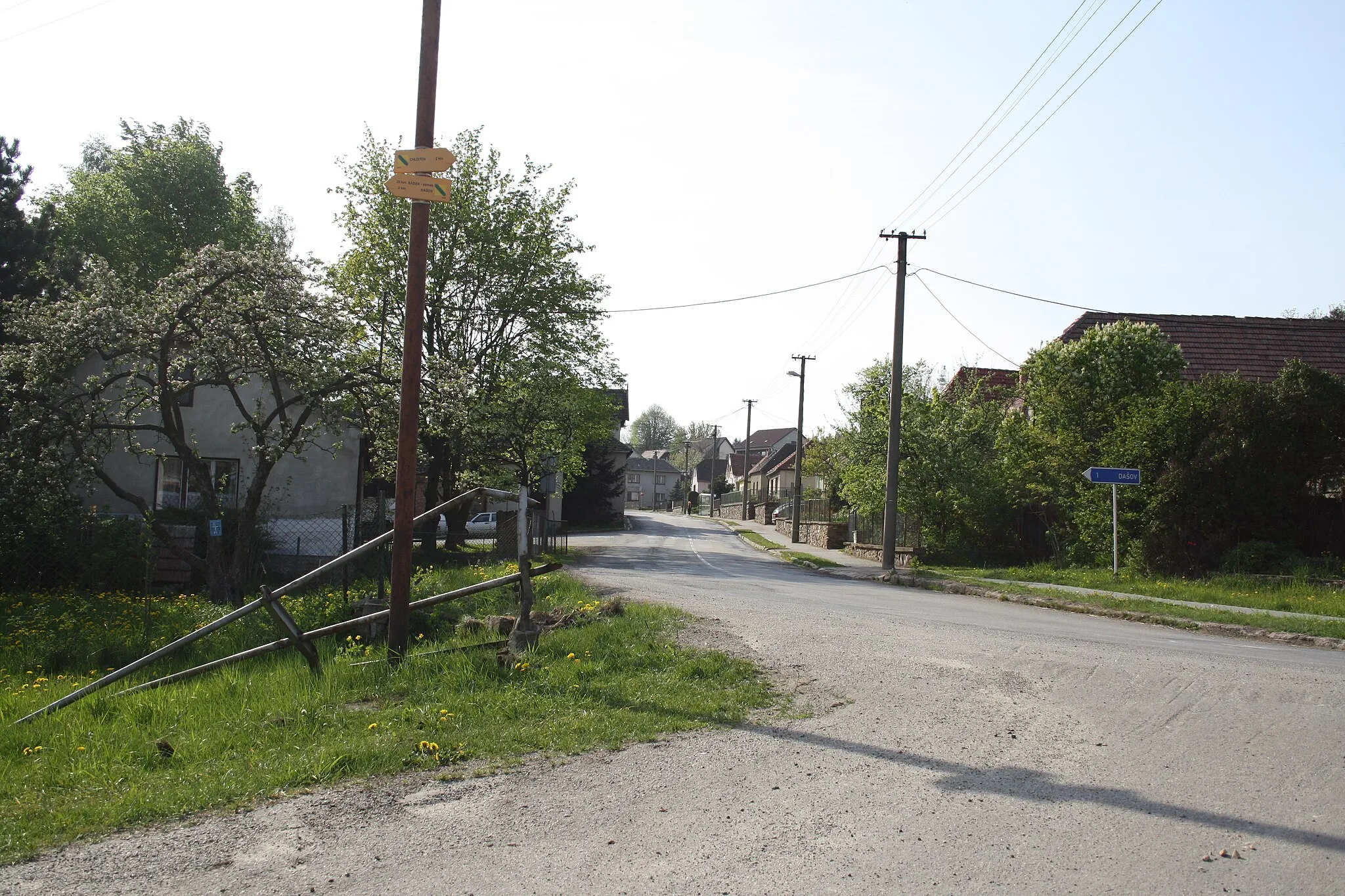 Photo showing: Center of Štěměchy, Czech Republic.