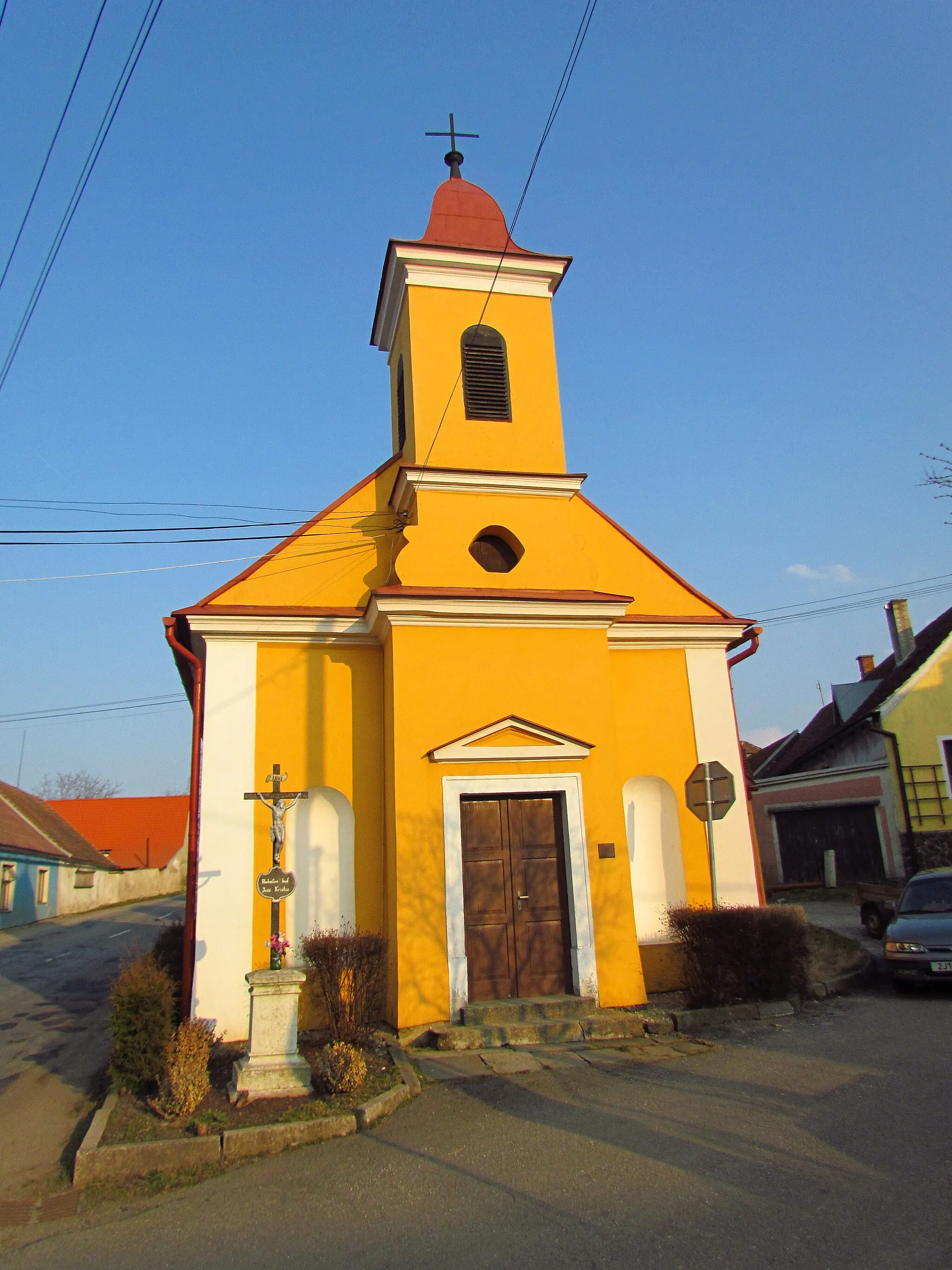 Photo showing: Chapel of Our Lady of Mount Carmel in Zašovice, Třebíč District.