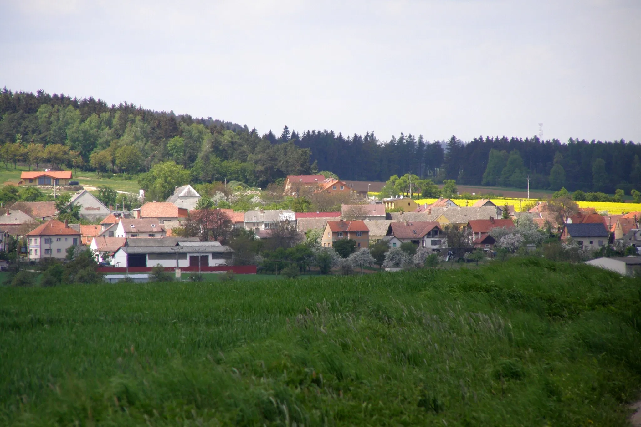 Photo showing: Výčapy village