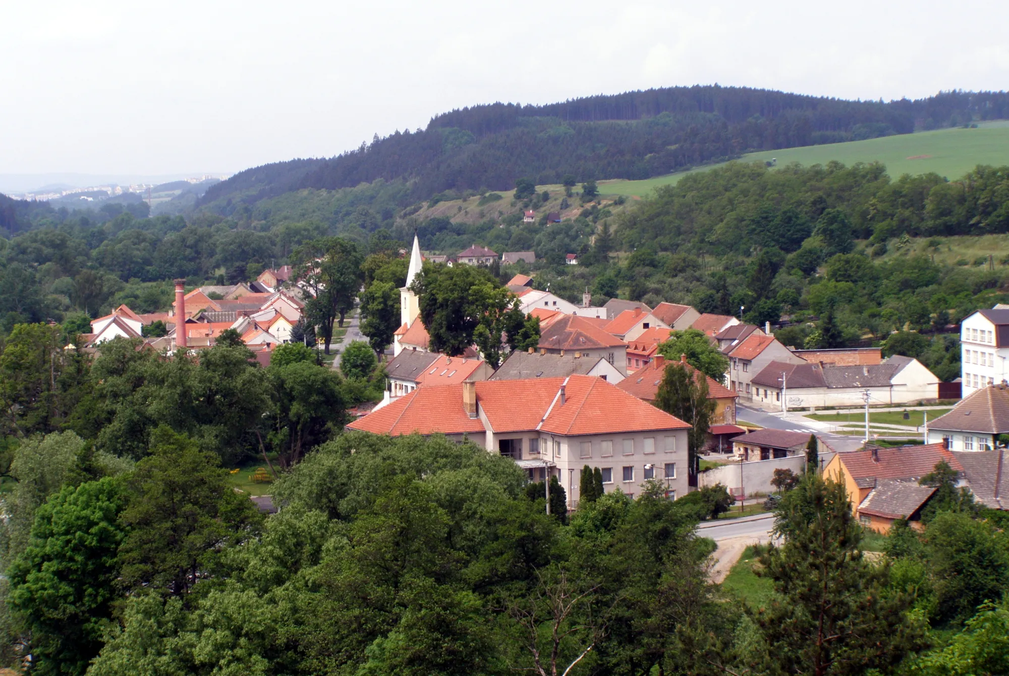 Photo showing: Vladislav. View to the West