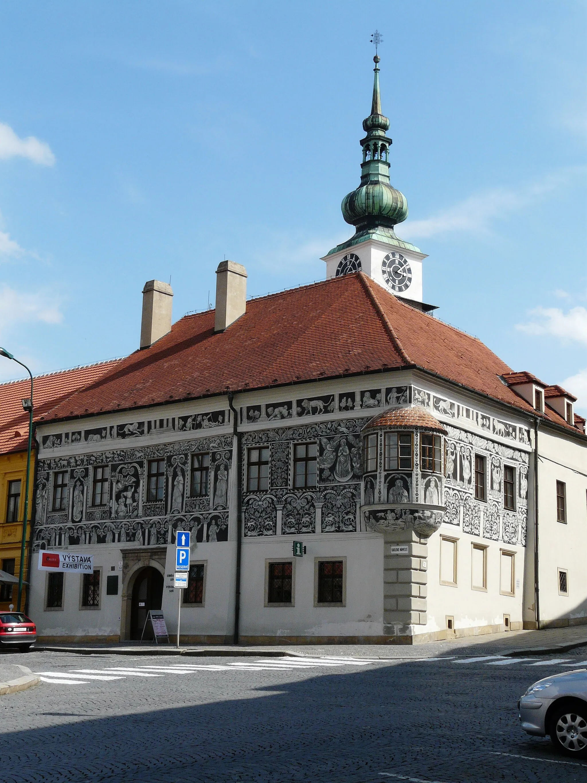 Photo showing: Malovaný dům v Třebíči