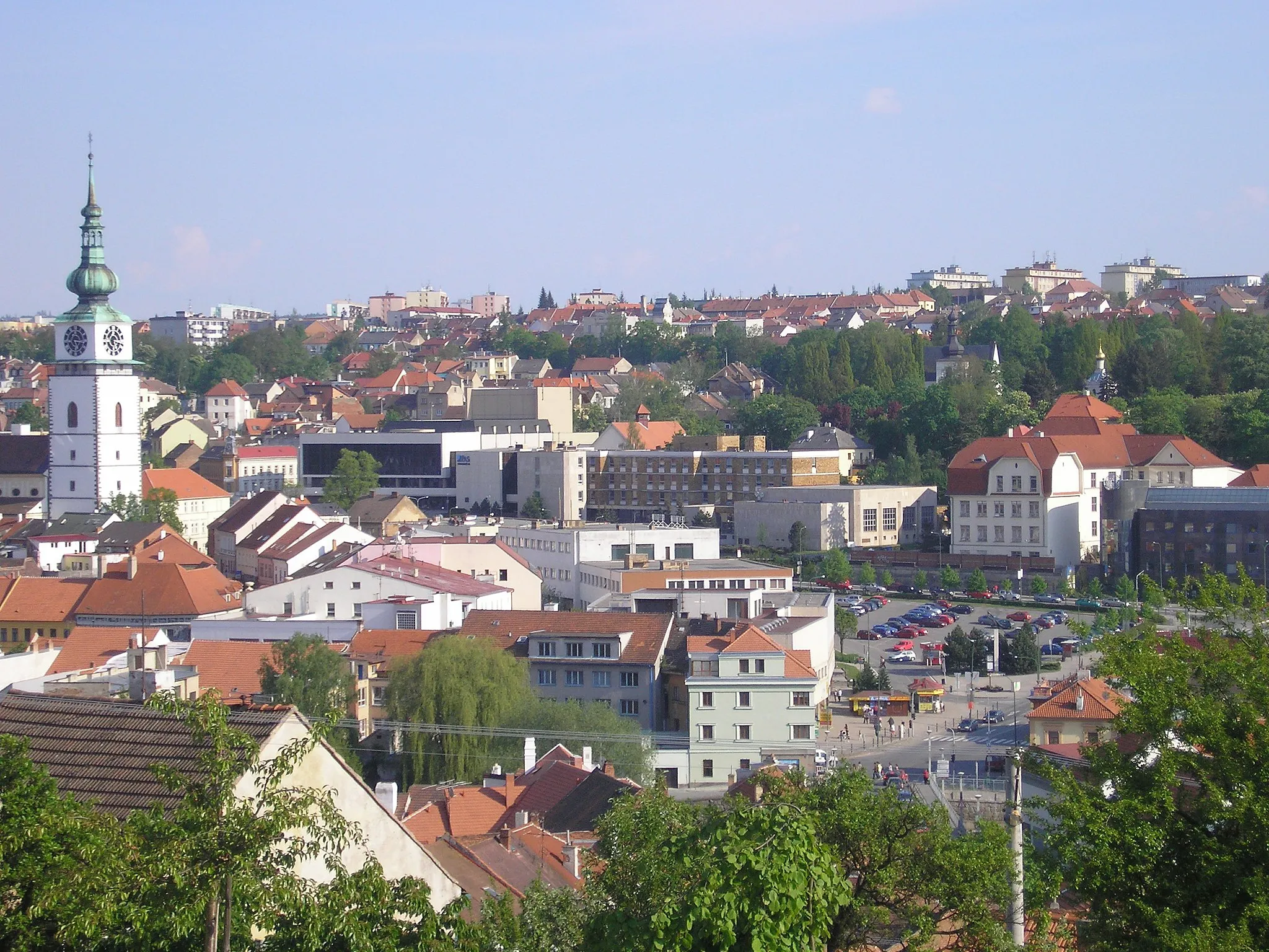 Photo showing: Centre of Třebíč; Třebíč - Vnitřní město
