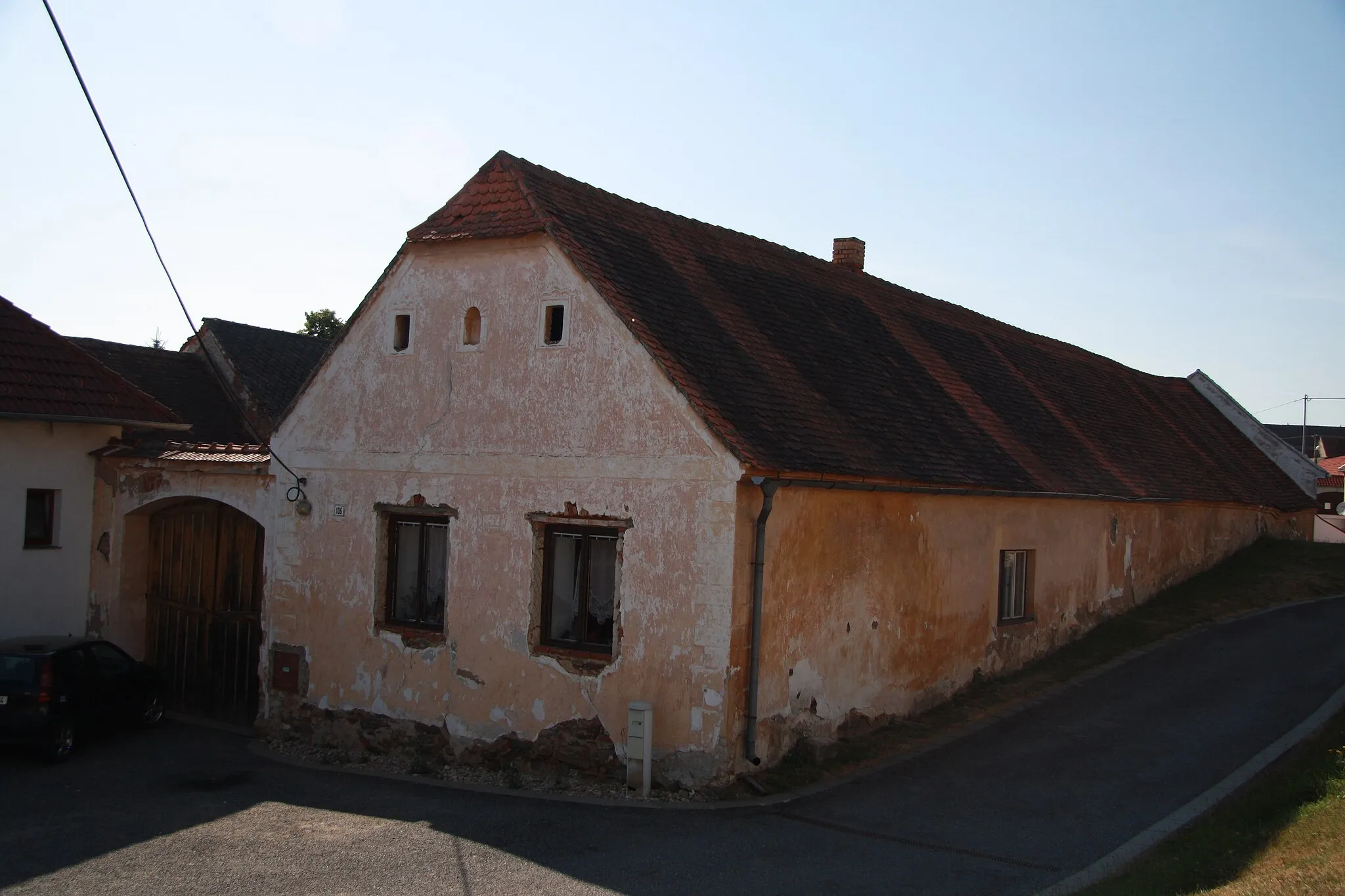 Photo showing: Cultural monument Třebelovice 106 in Třebelovice, Třebíč District.