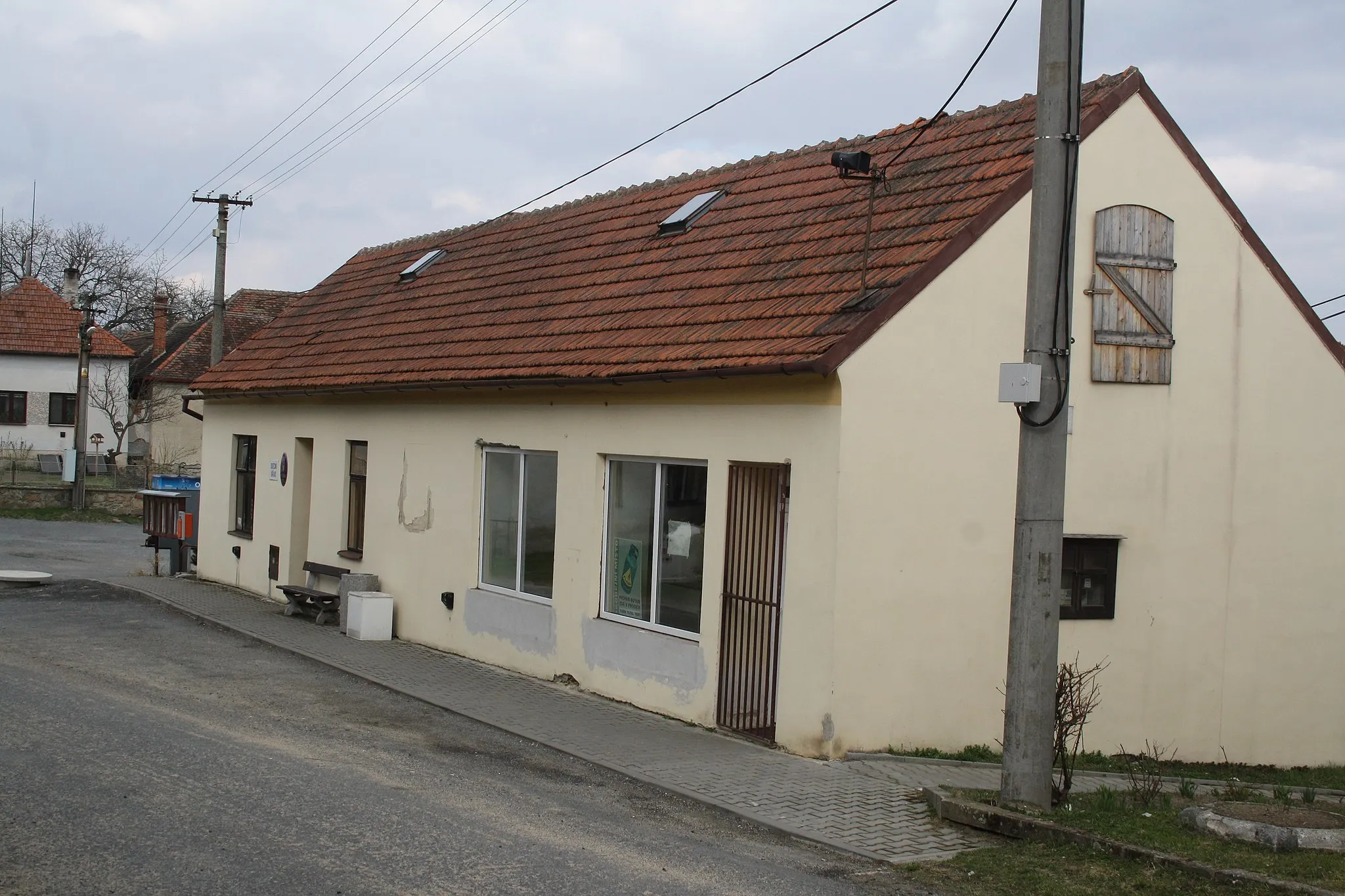 Photo showing: Municipal office in Stropešín, Třebíč District.